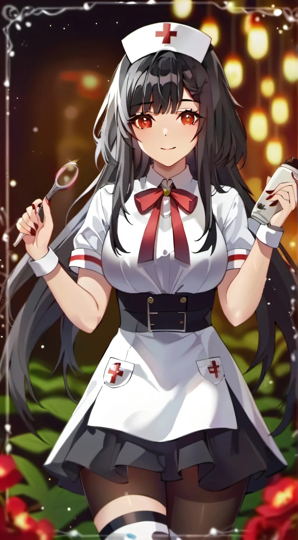 ai character: nurse  background