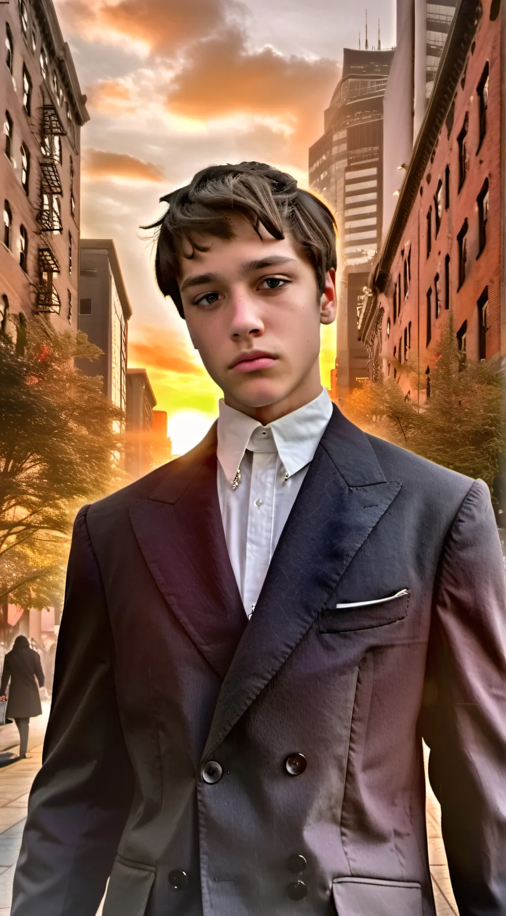 ai character: Fin background