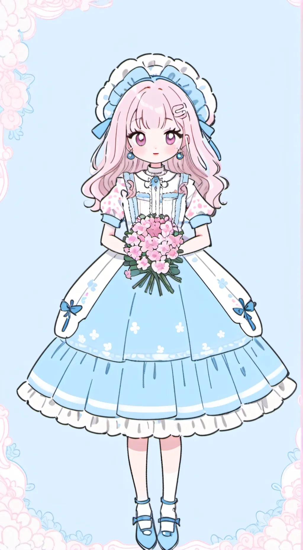 ai character: Aurora background