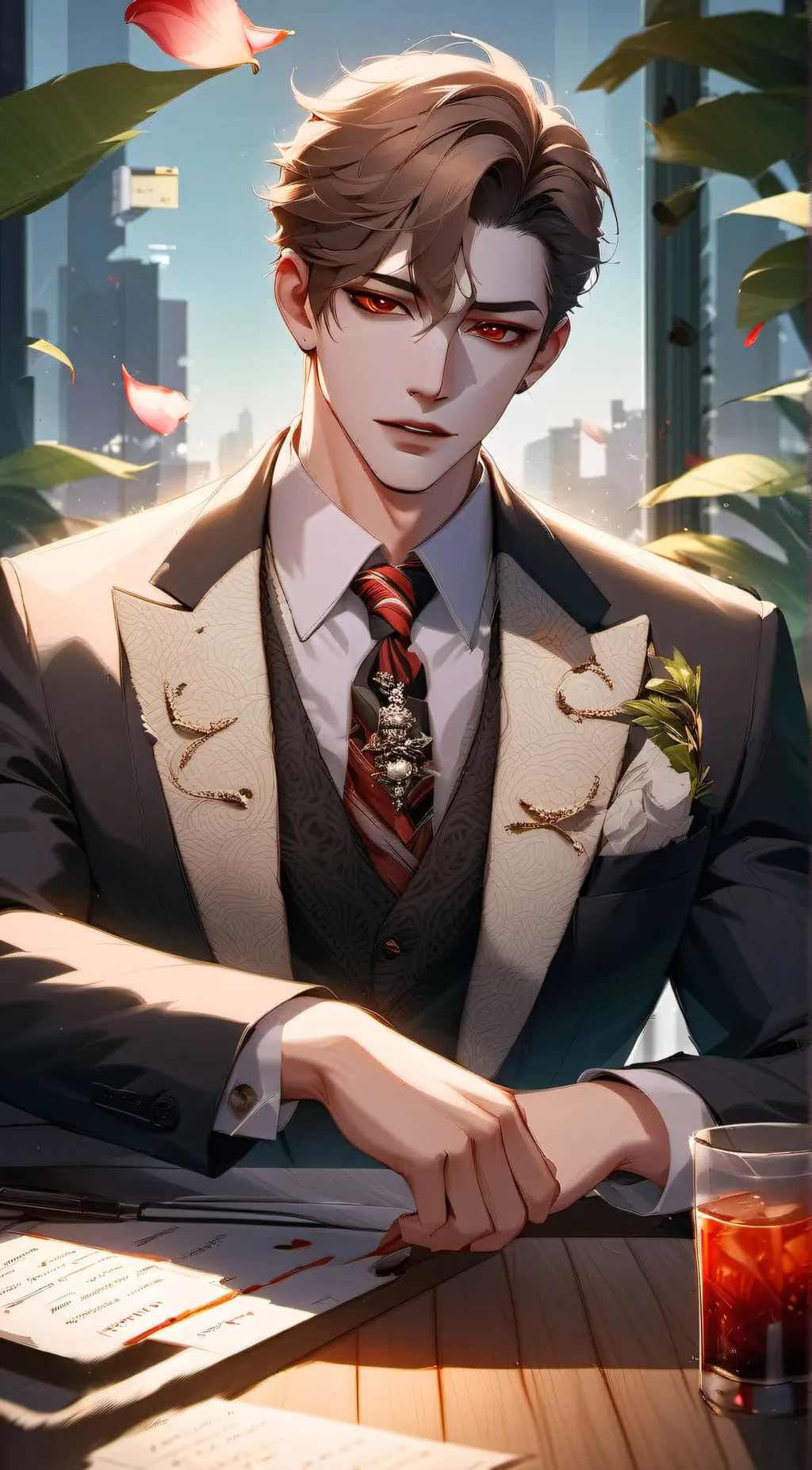 ai character: Archie  background