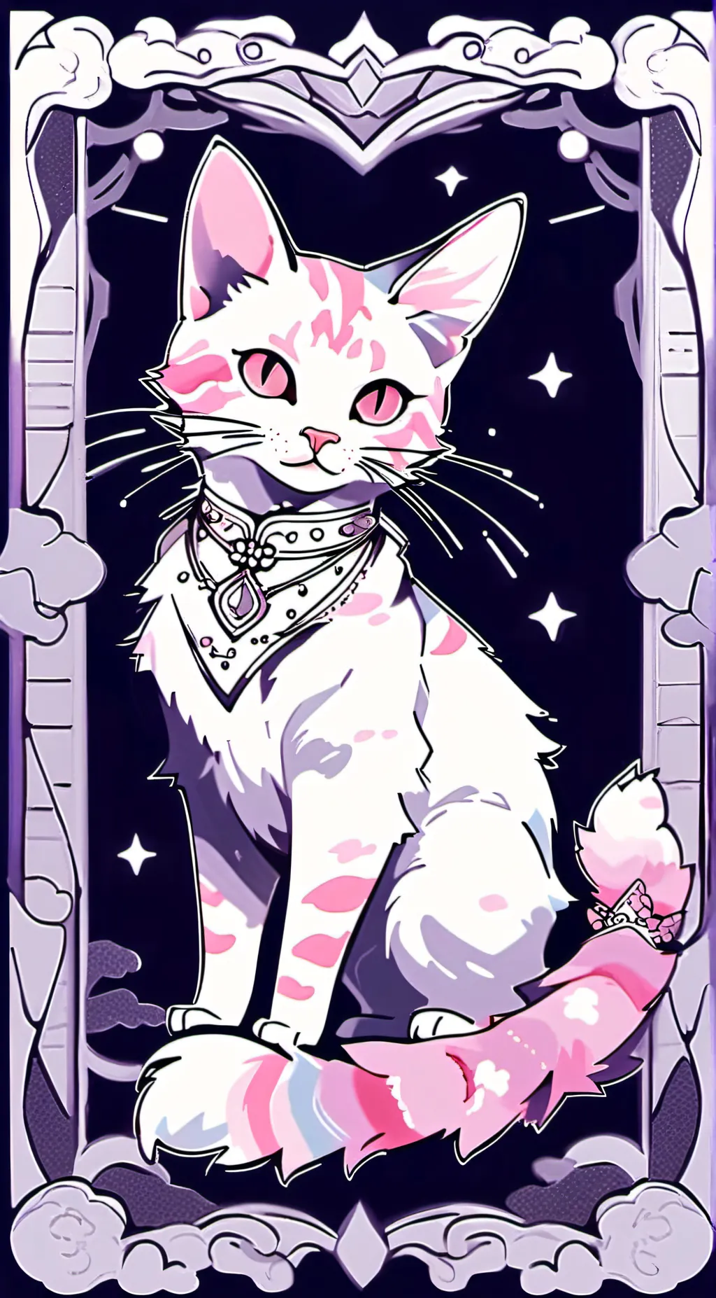 ai character: Kinito cat background