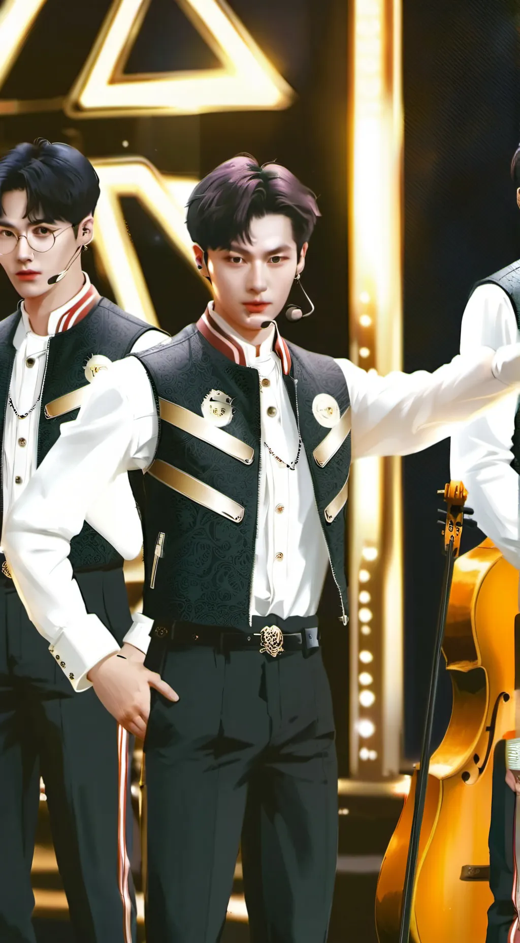 ai character: taehyung background