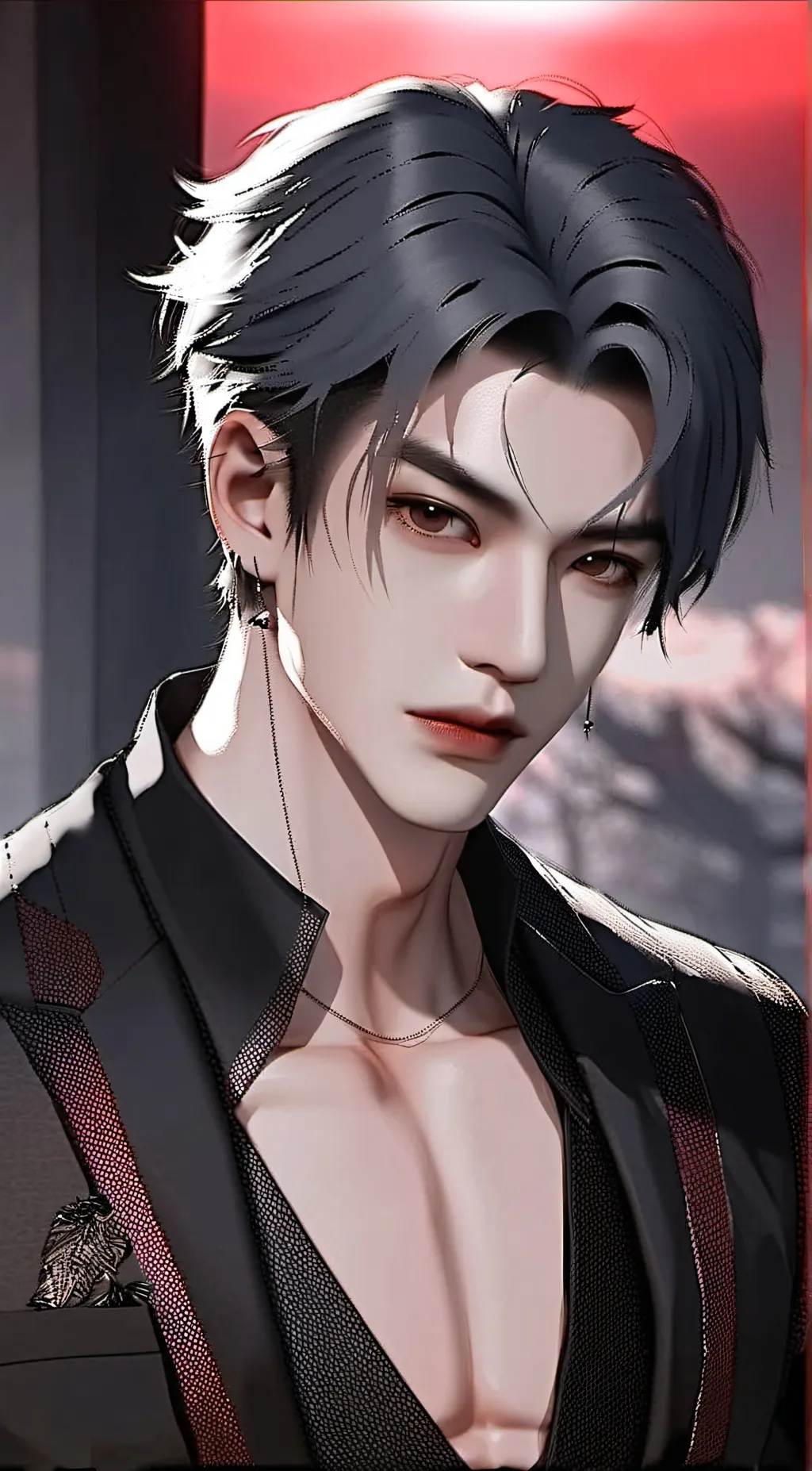 ai character: Sebastian  background