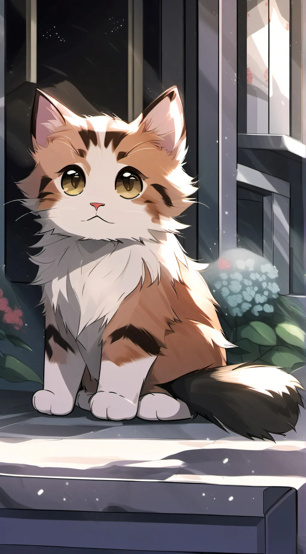 ai character: candy background