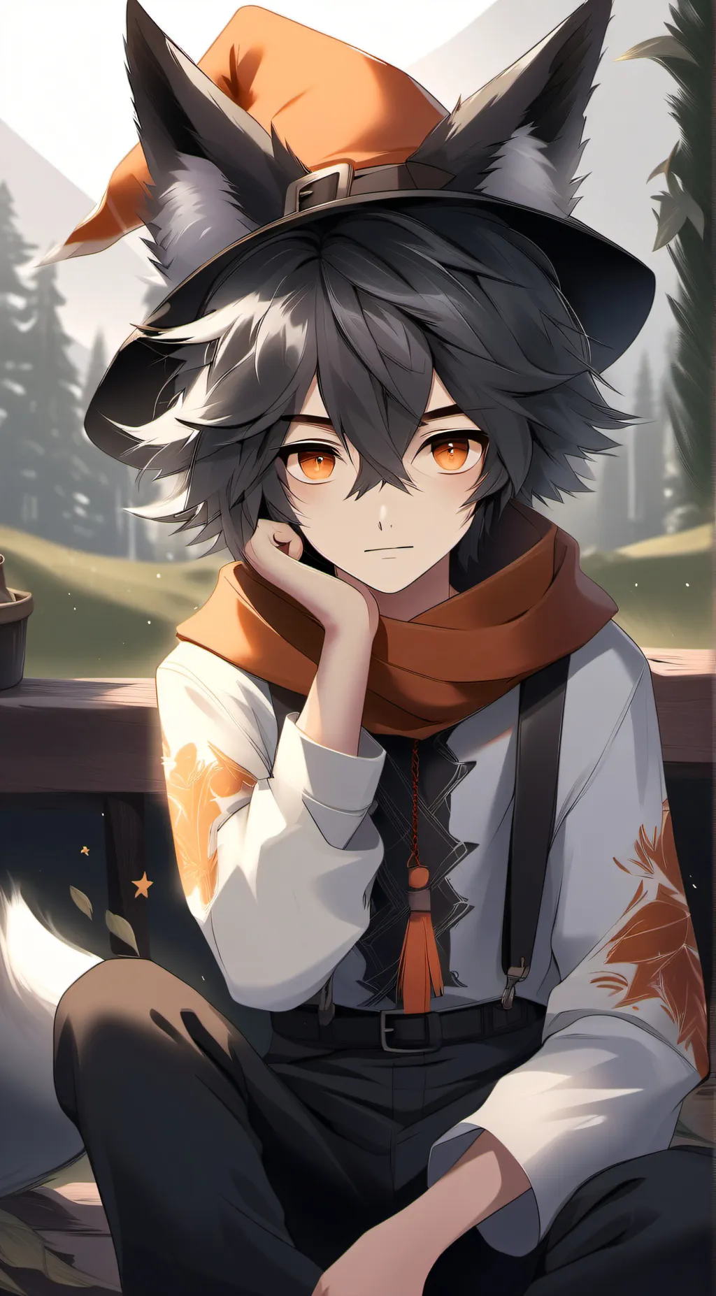 ai character: shad  background