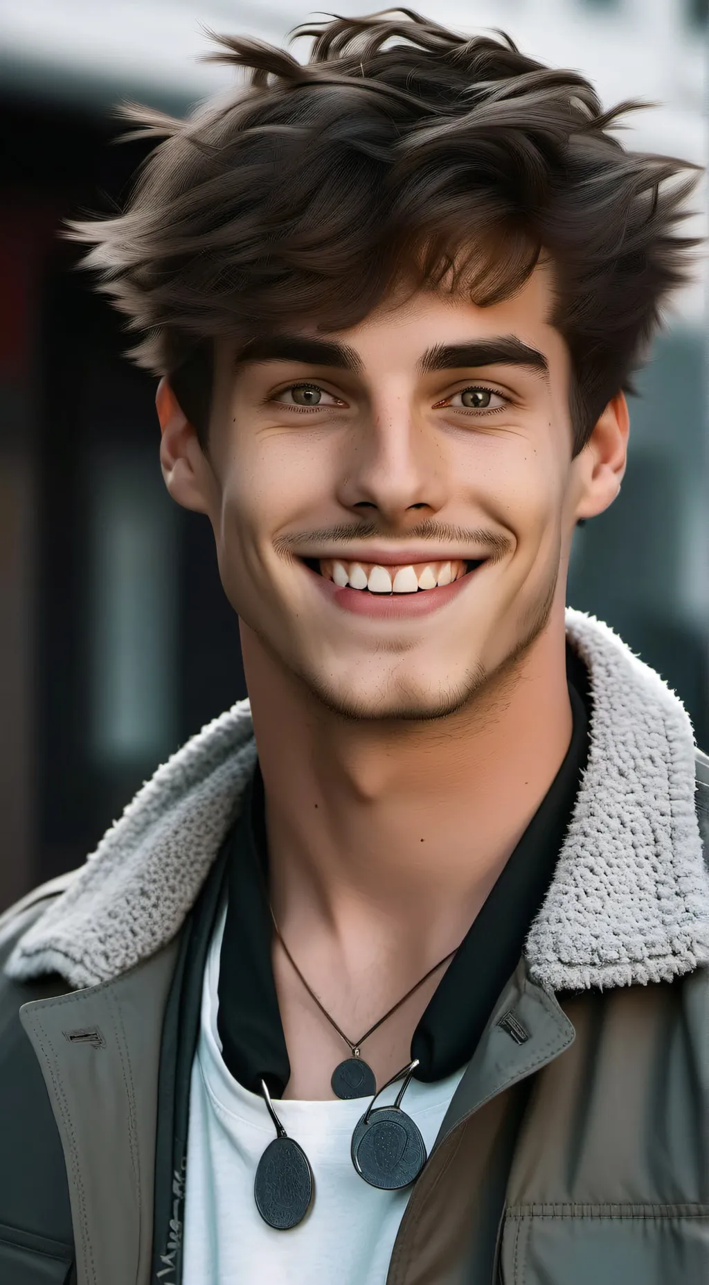 ai character: Tomm  background