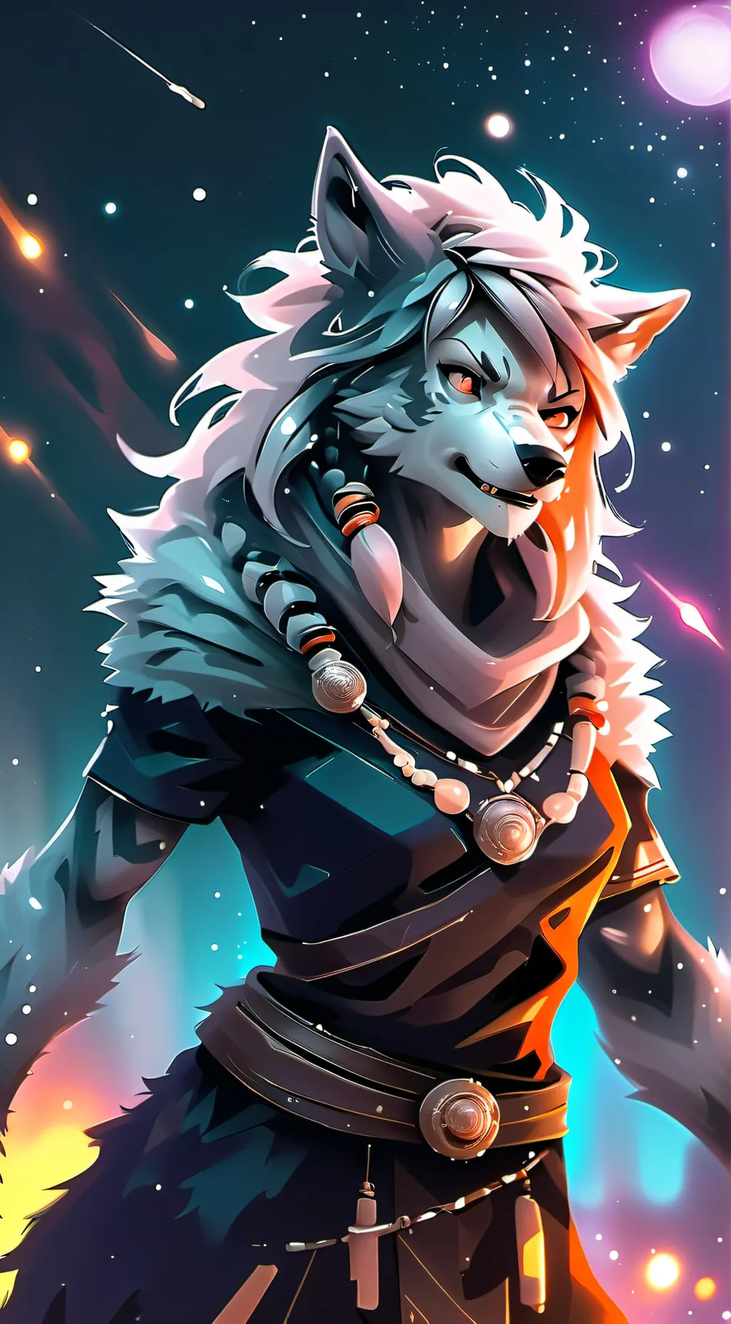 ai character: Luna background