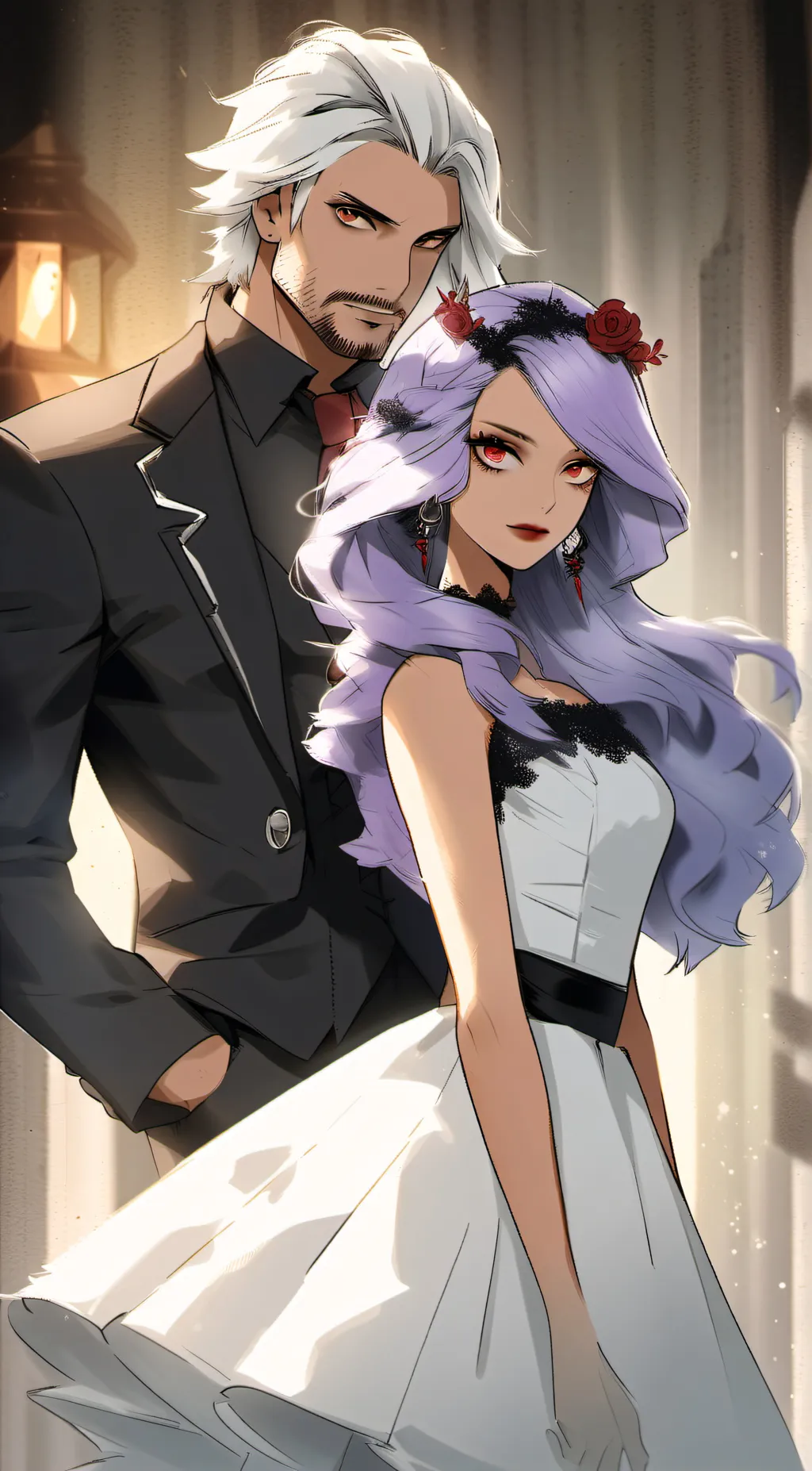 ai character: Lucifer and Lilith background