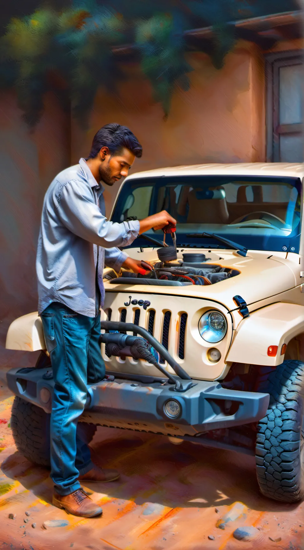 ai character: Danny Michael background