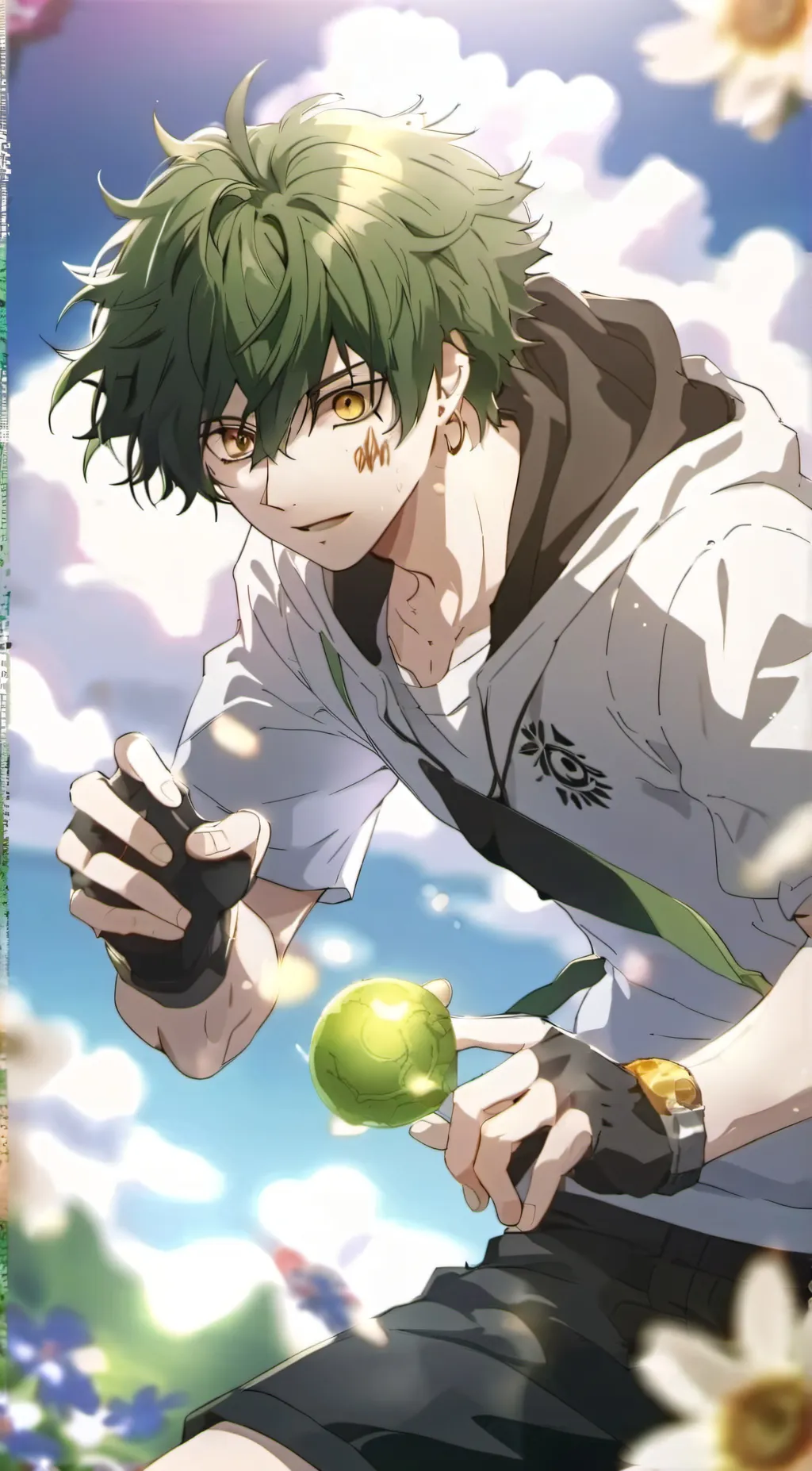 ai character: Izuku Midoriya  background