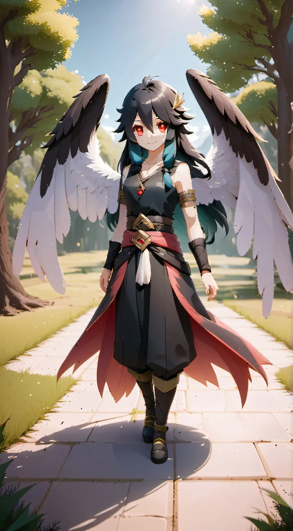 ai character: aphmau harpy background