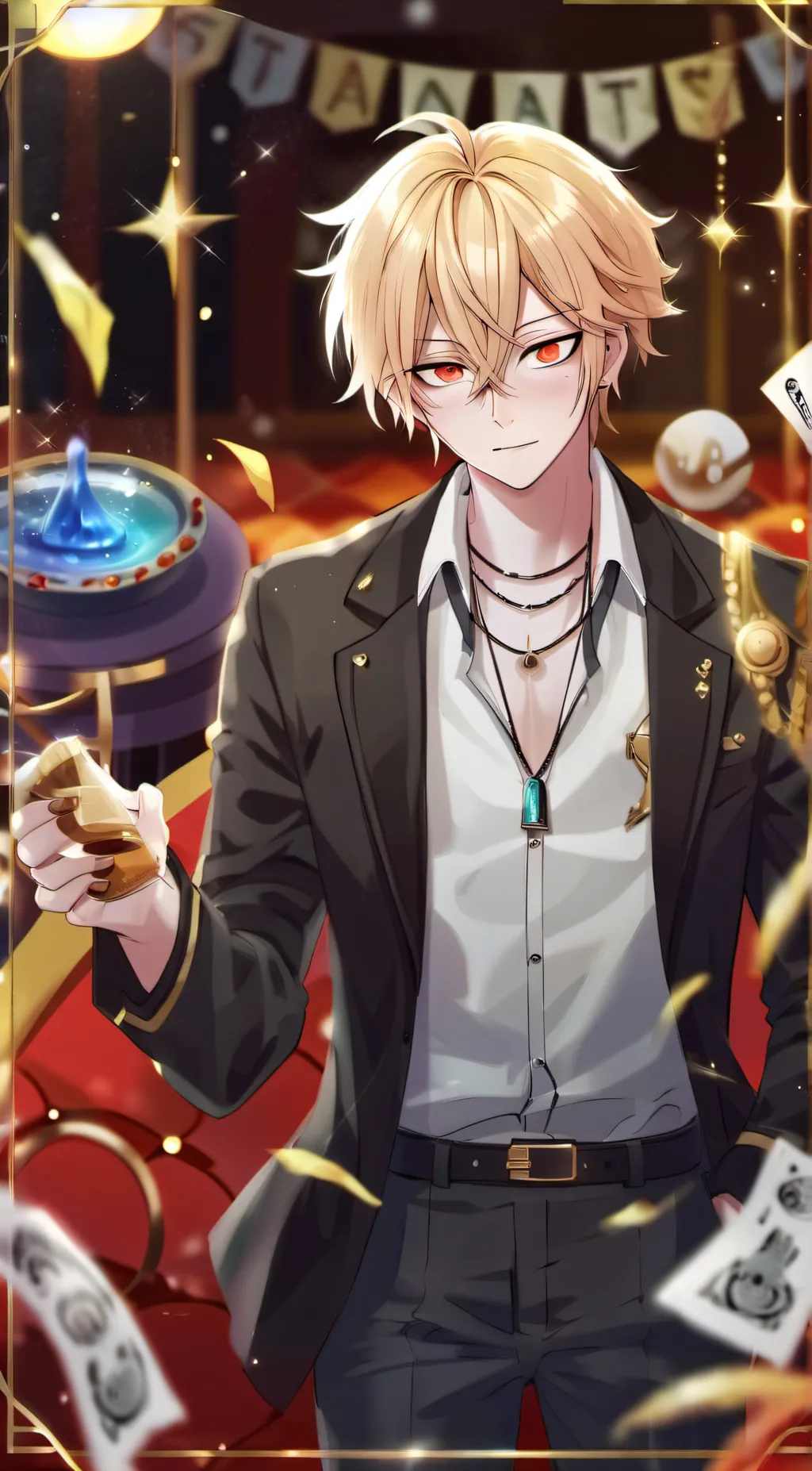 ai character: Franklin background