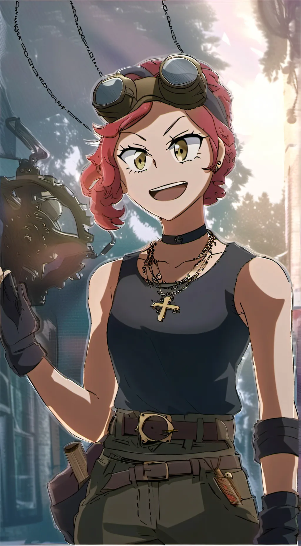 ai character: Hatsume mei  background