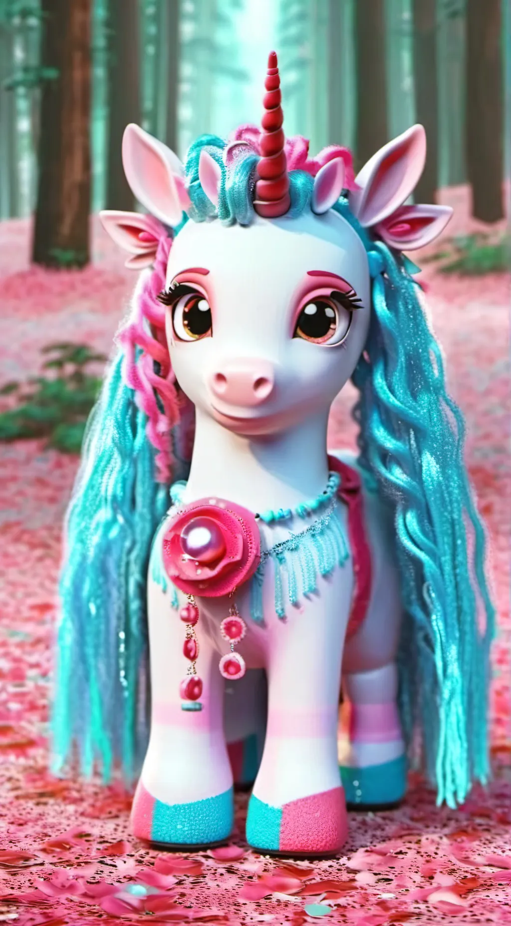 ai character: thelma the unicorn background