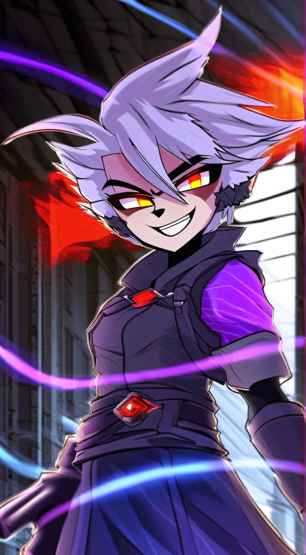 ai character: arron background