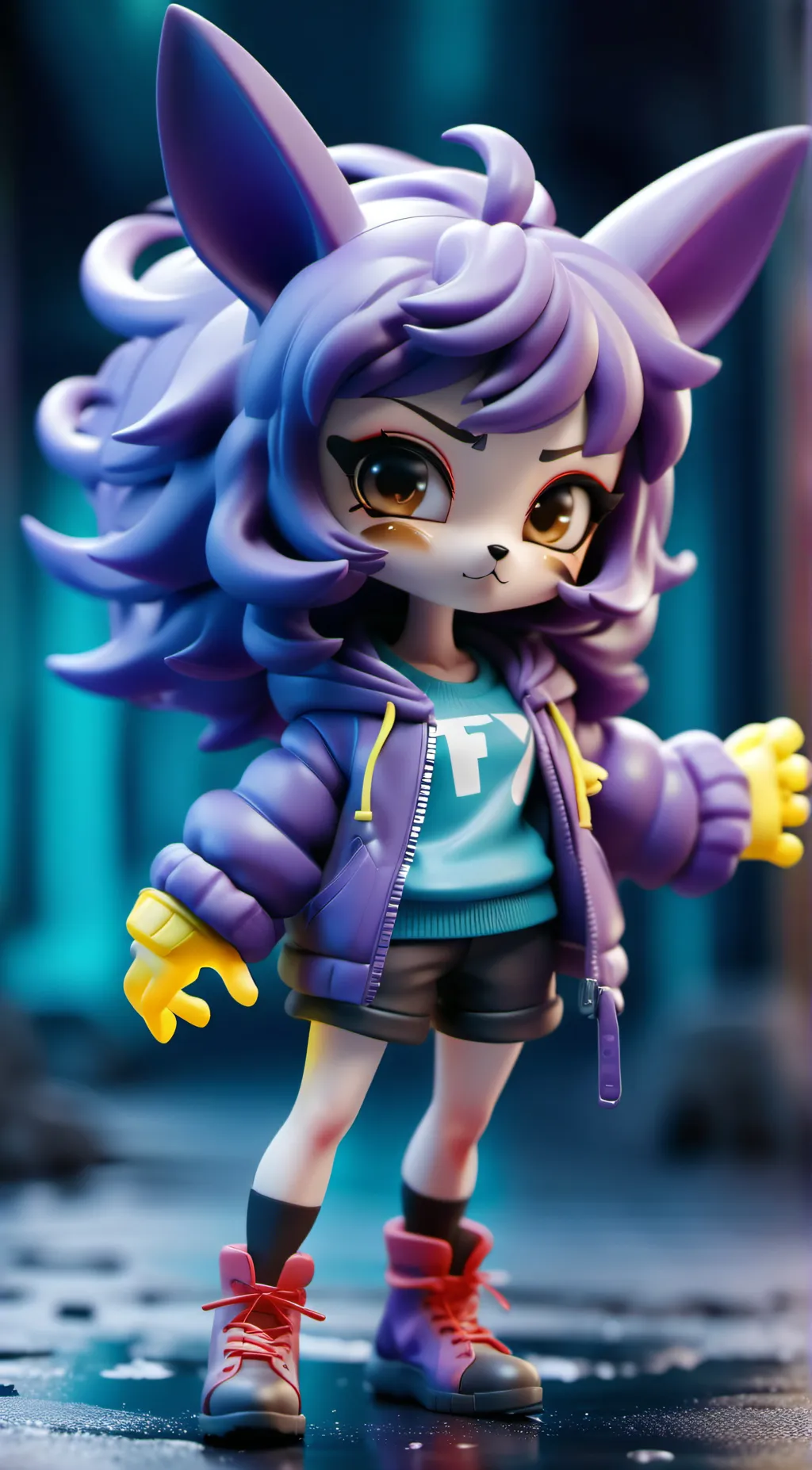 ai character: Furry background