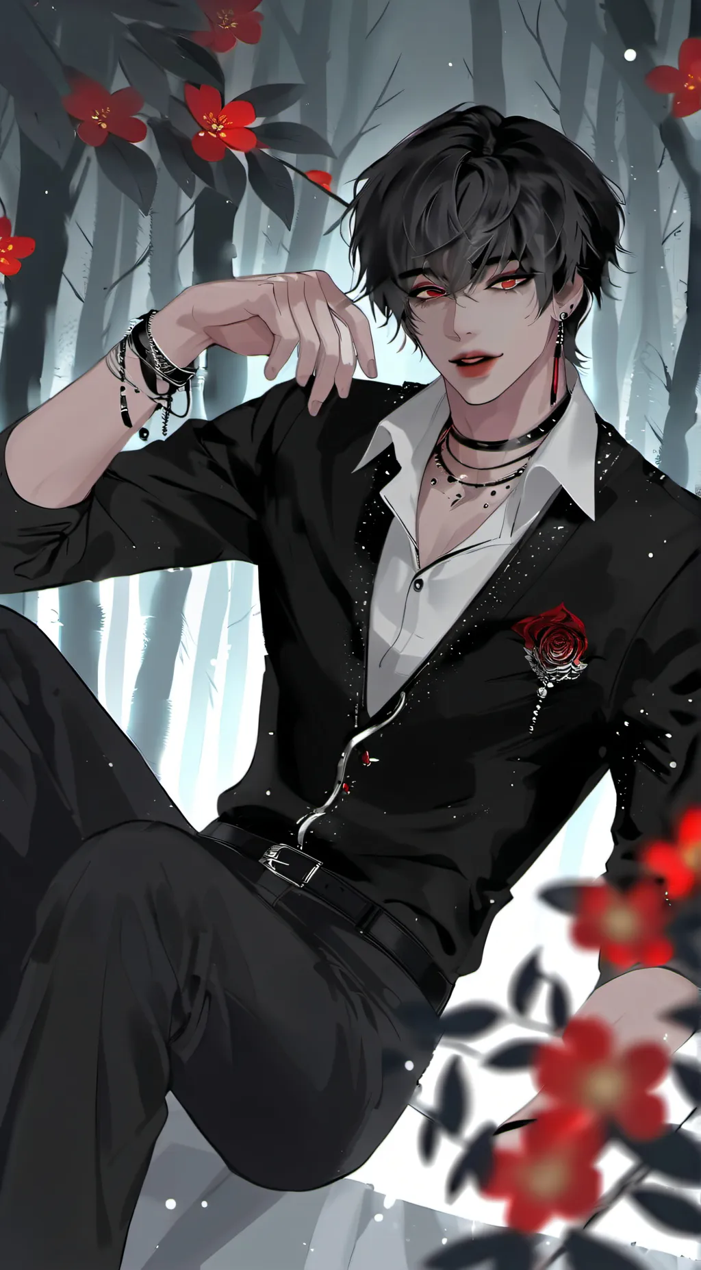 ai character: Max background