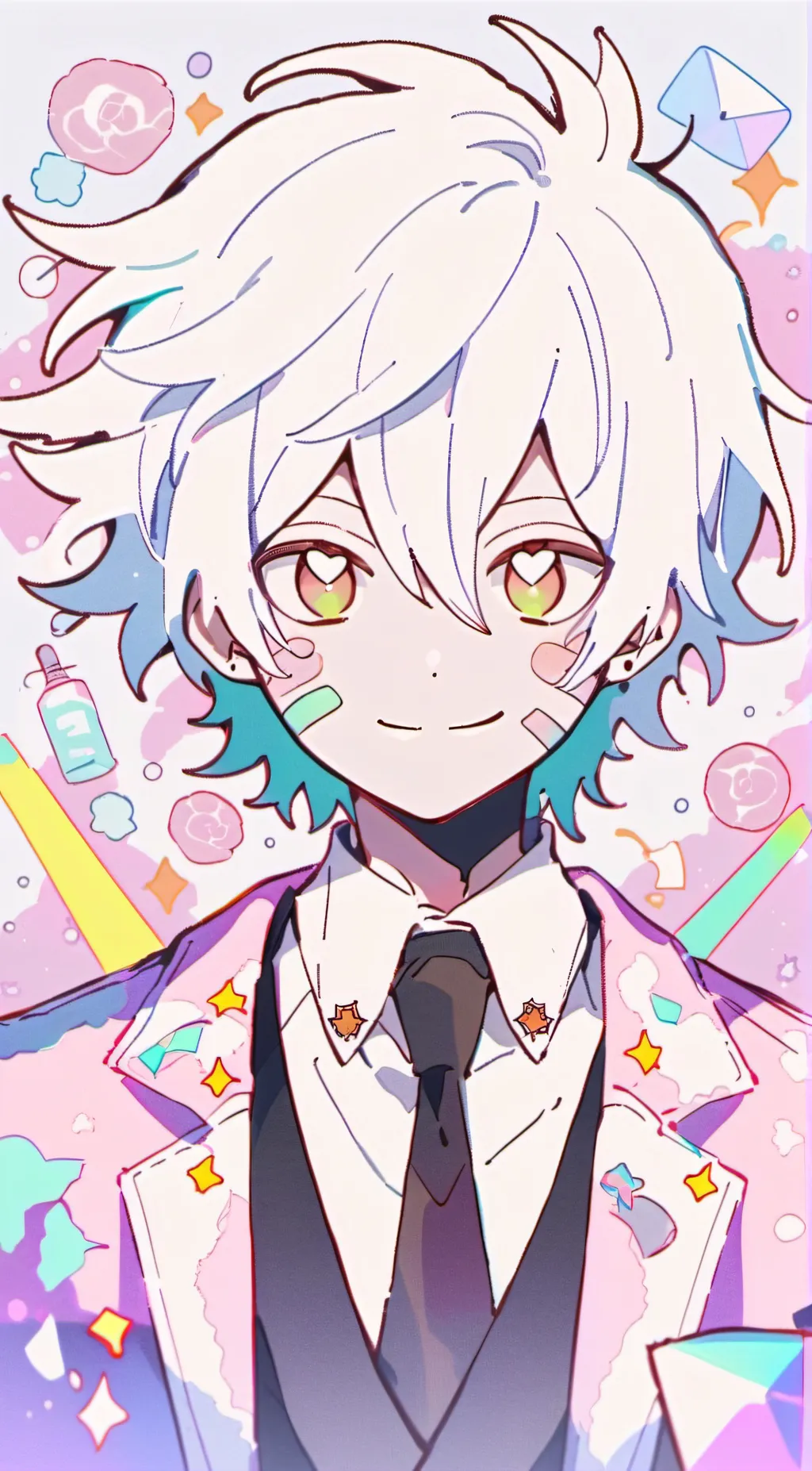 ai character: Doctor sweet heart background