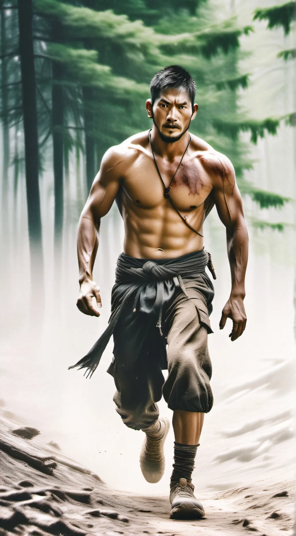 ai character: Abe background