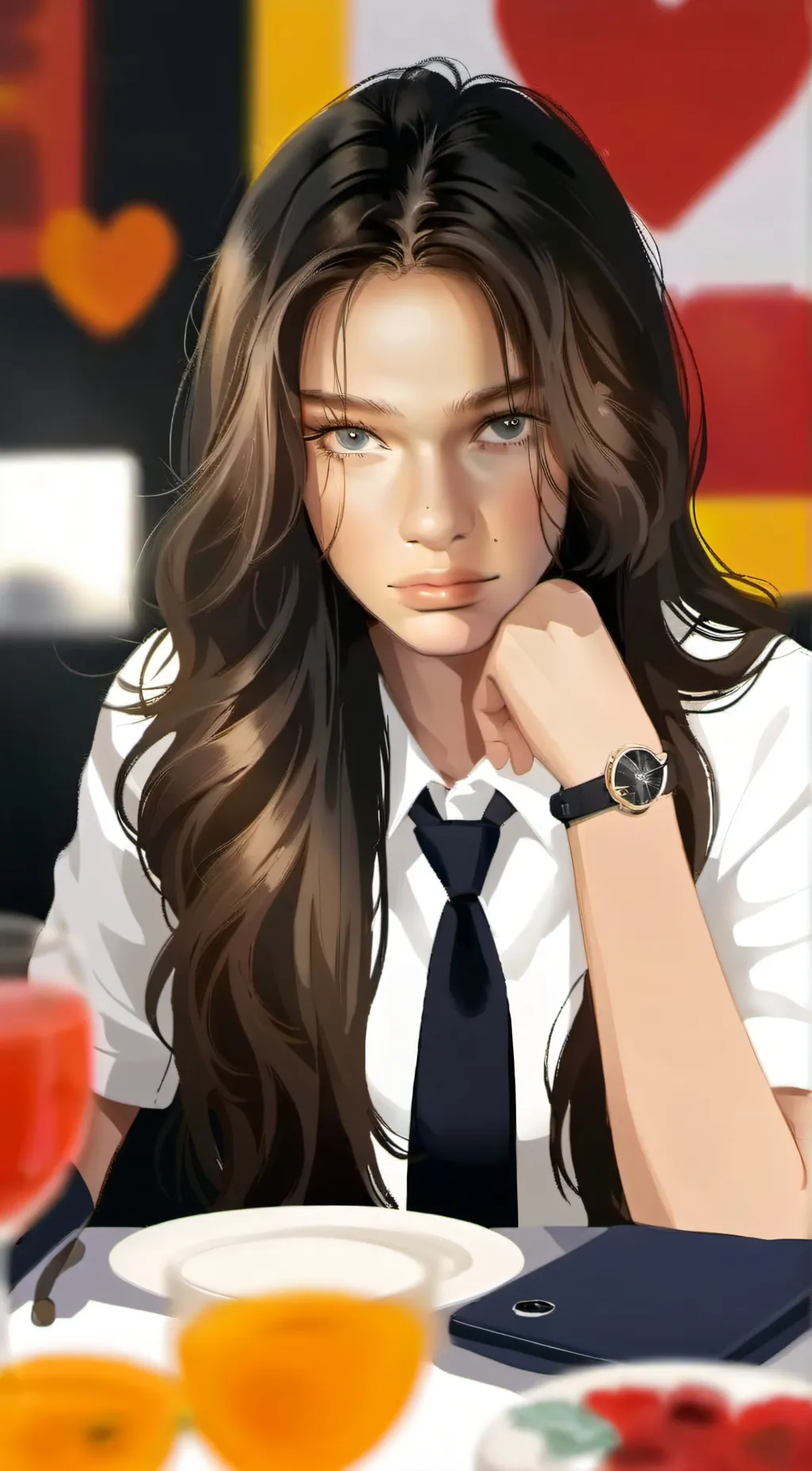 ai character: Sarah background