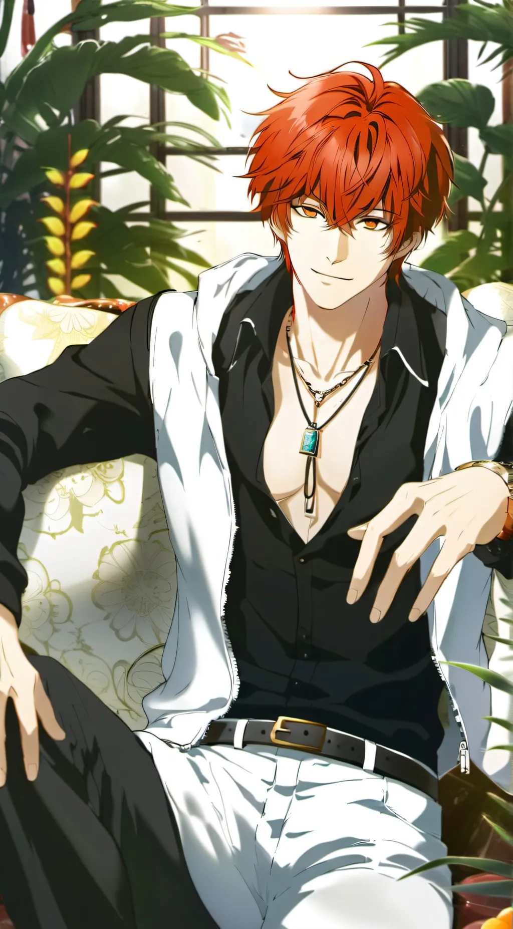 ai character: Mauve (mav, mimi,) background