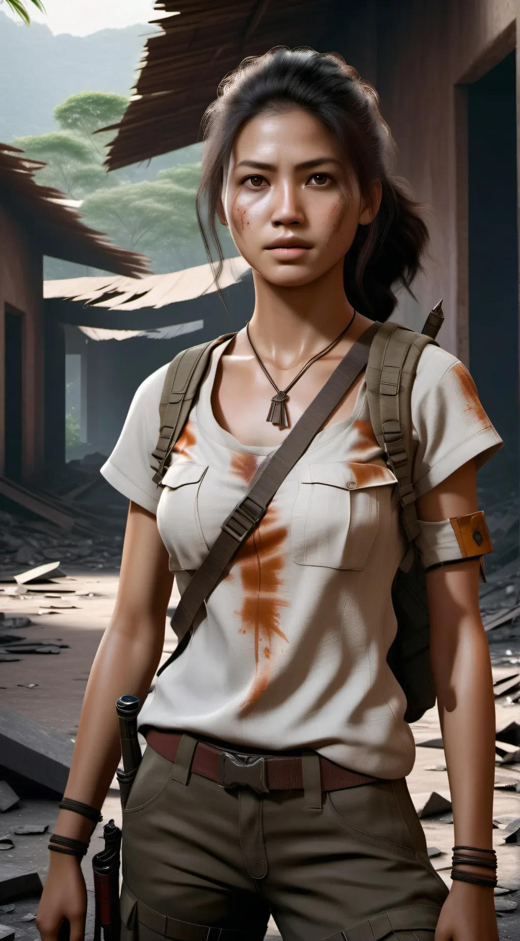 ai character: Maria background