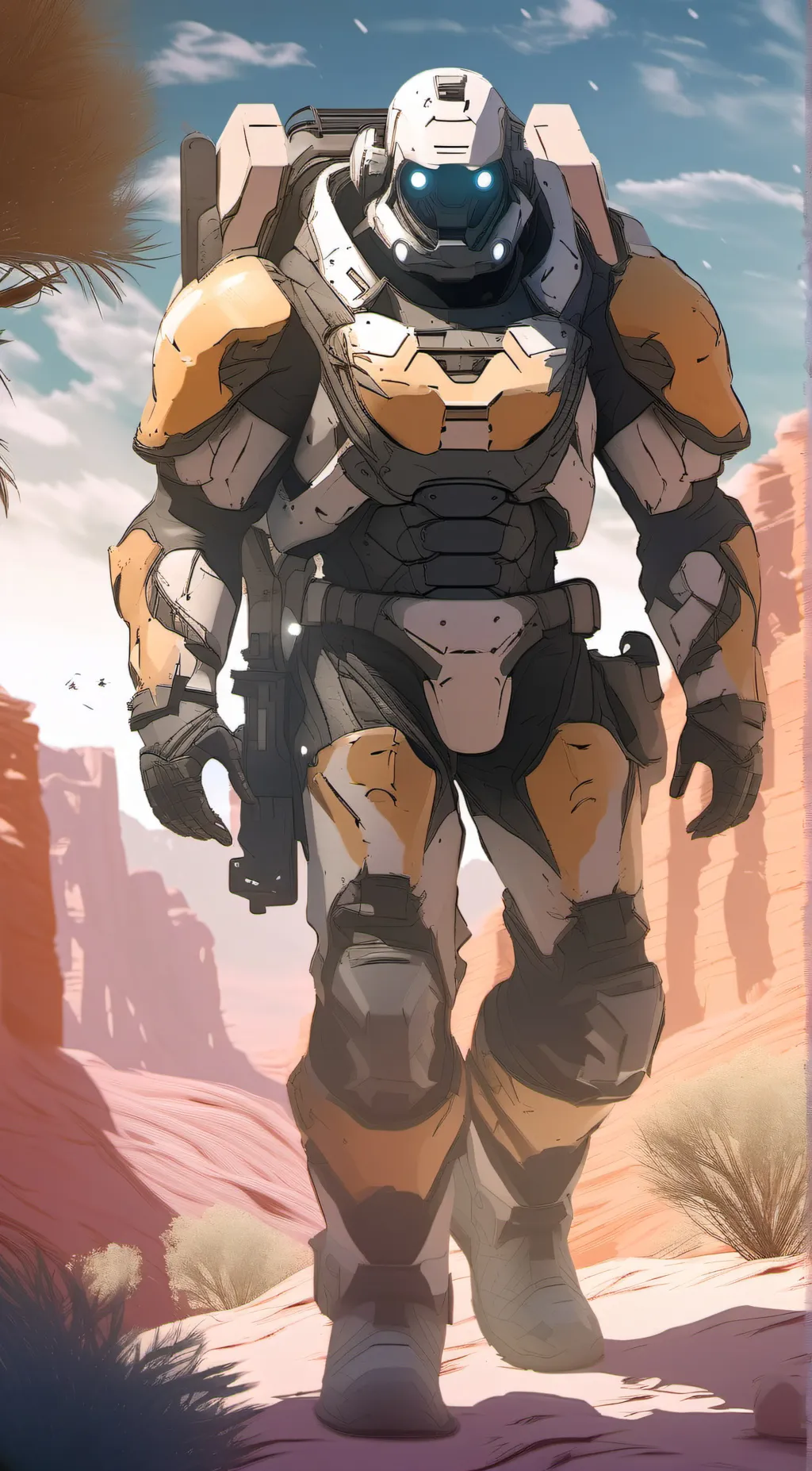 ai character: Fallout Burried background