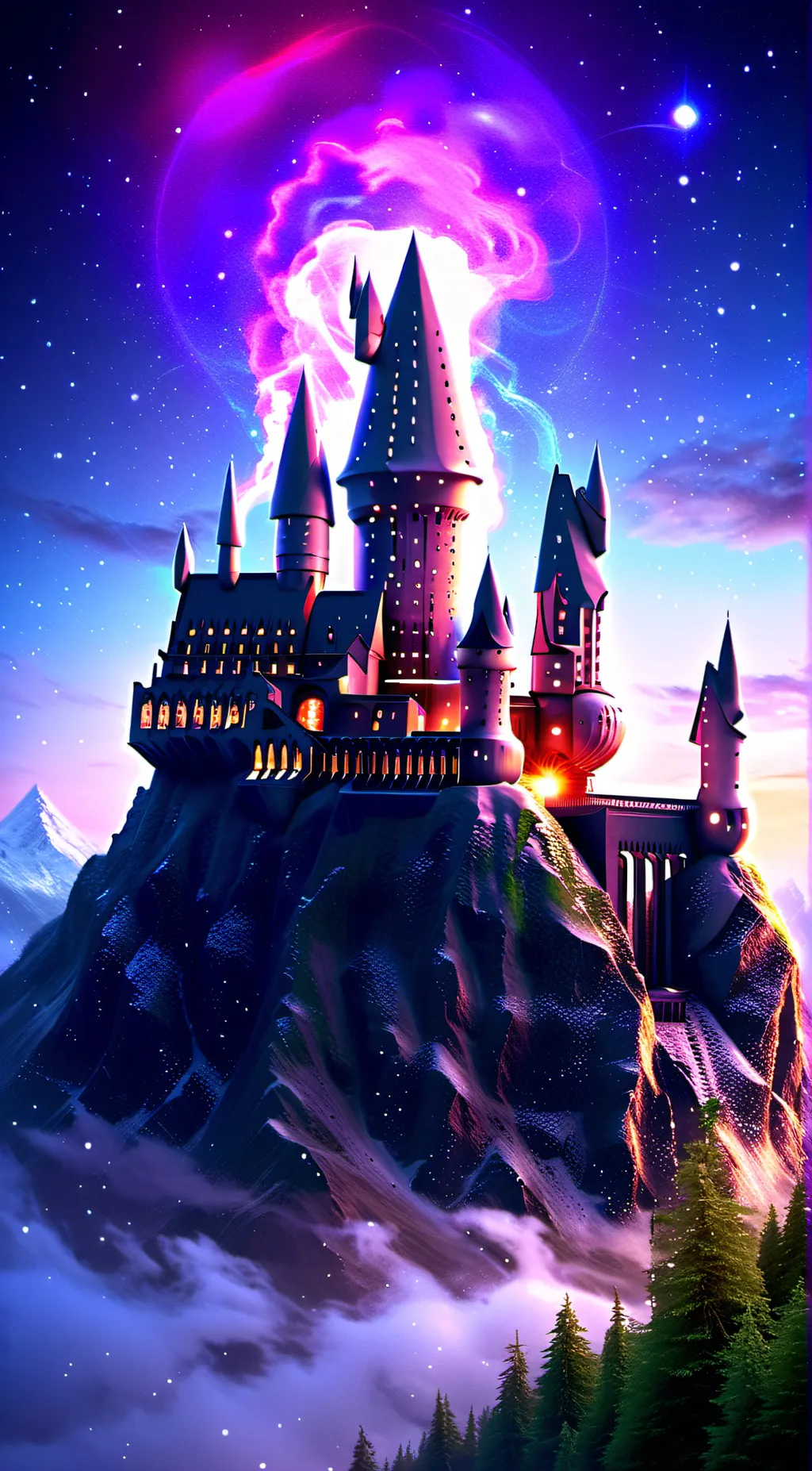 ai character: Hogwarts background