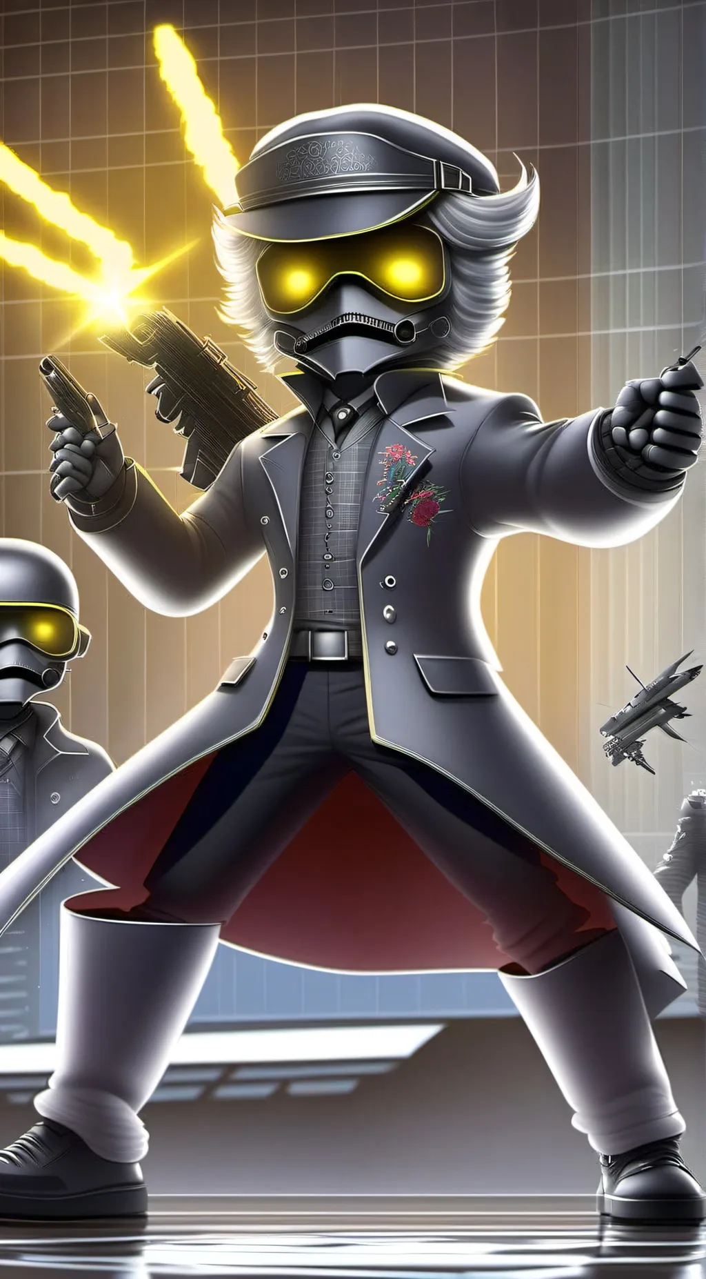 ai character: Destination N background