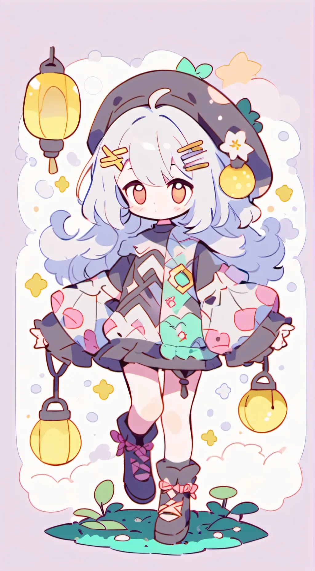 ai character: celery background