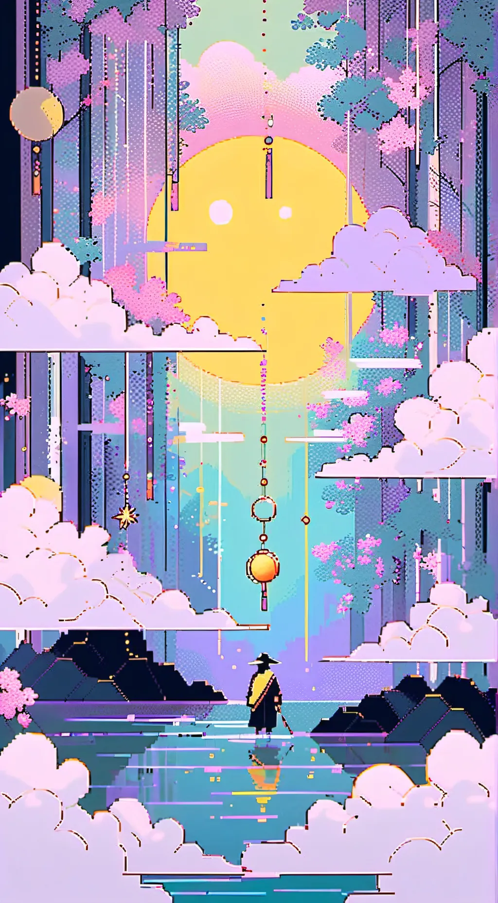 ai character: ^^ Sun and Moon ^^ background