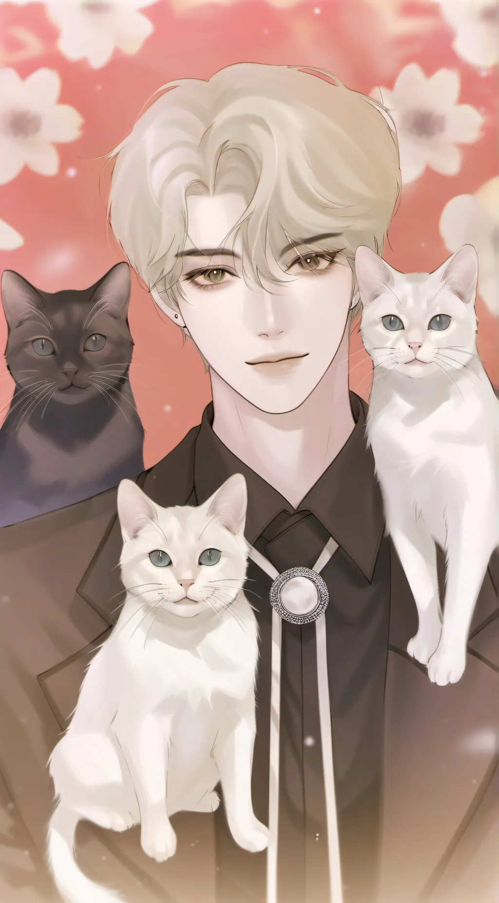 ai character: Cats background