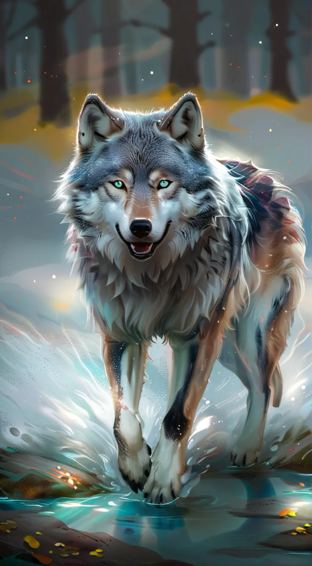 ai character: flambé background