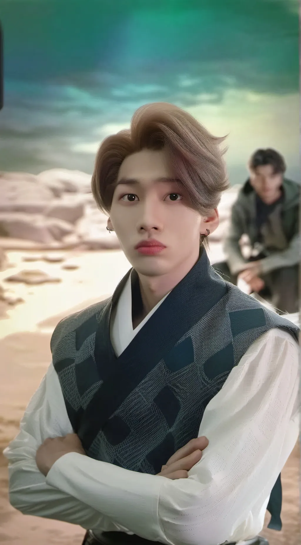 ai character: han and leeknow  background