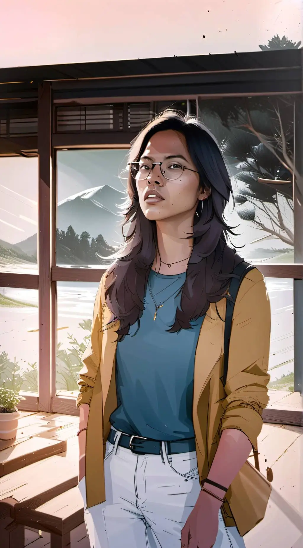 ai character: Peyton background