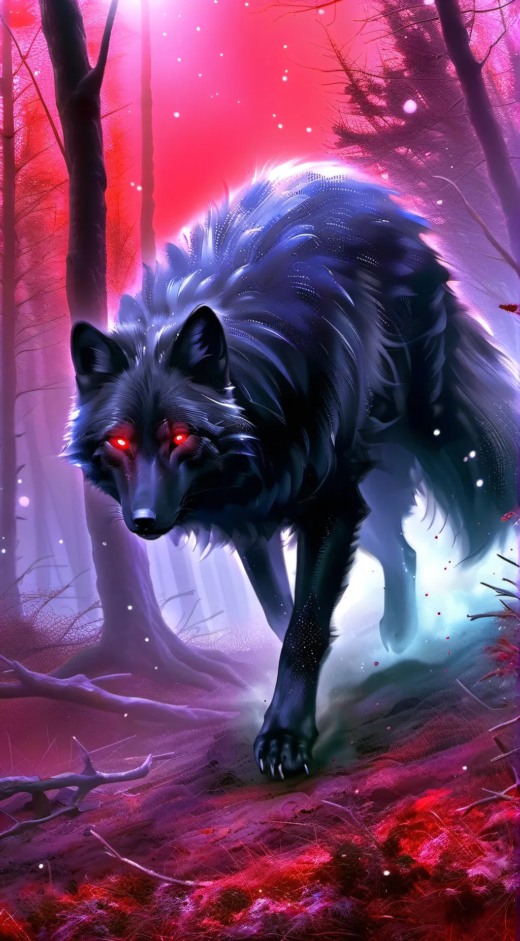 ai character: dark beast background