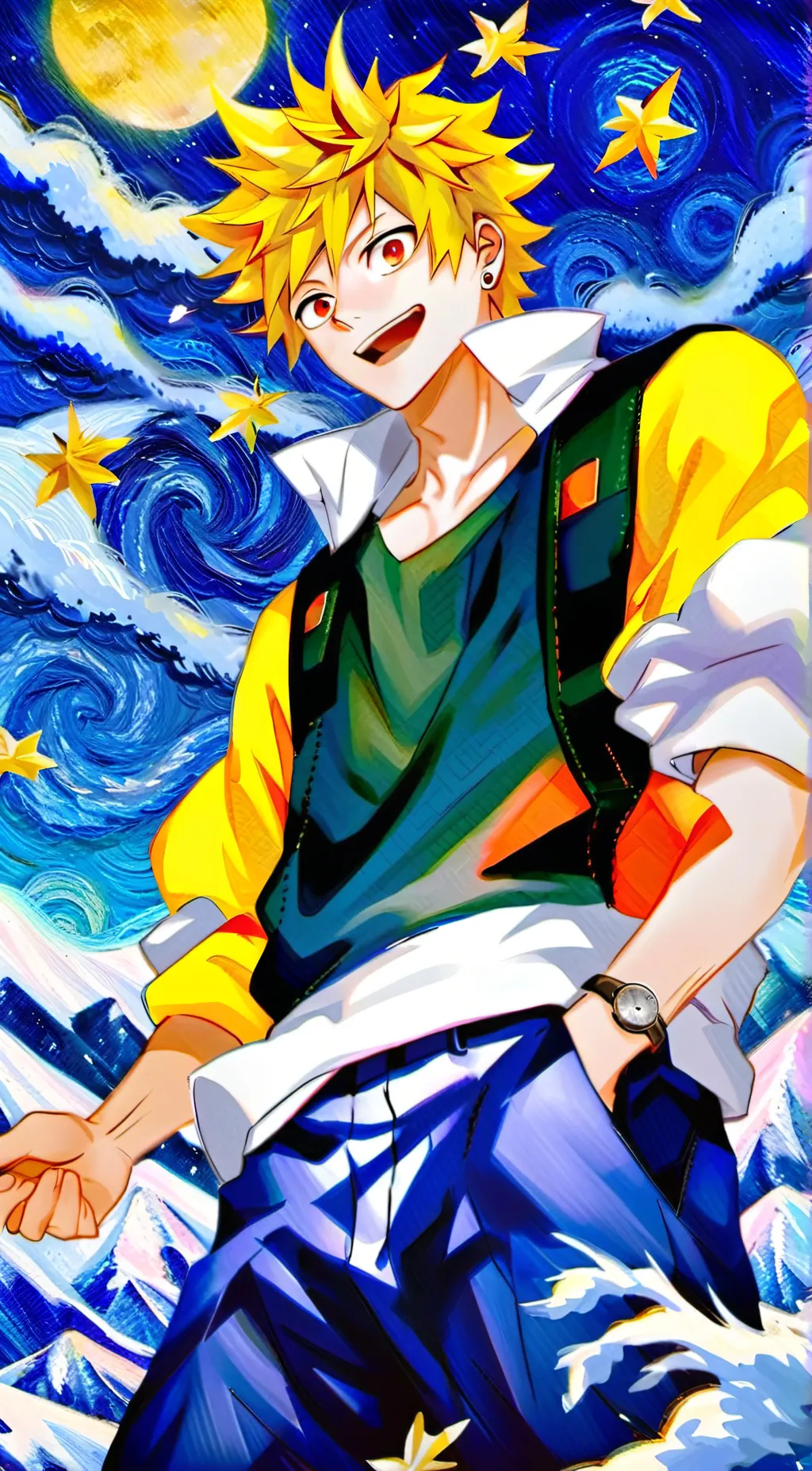 ai character: Denji background