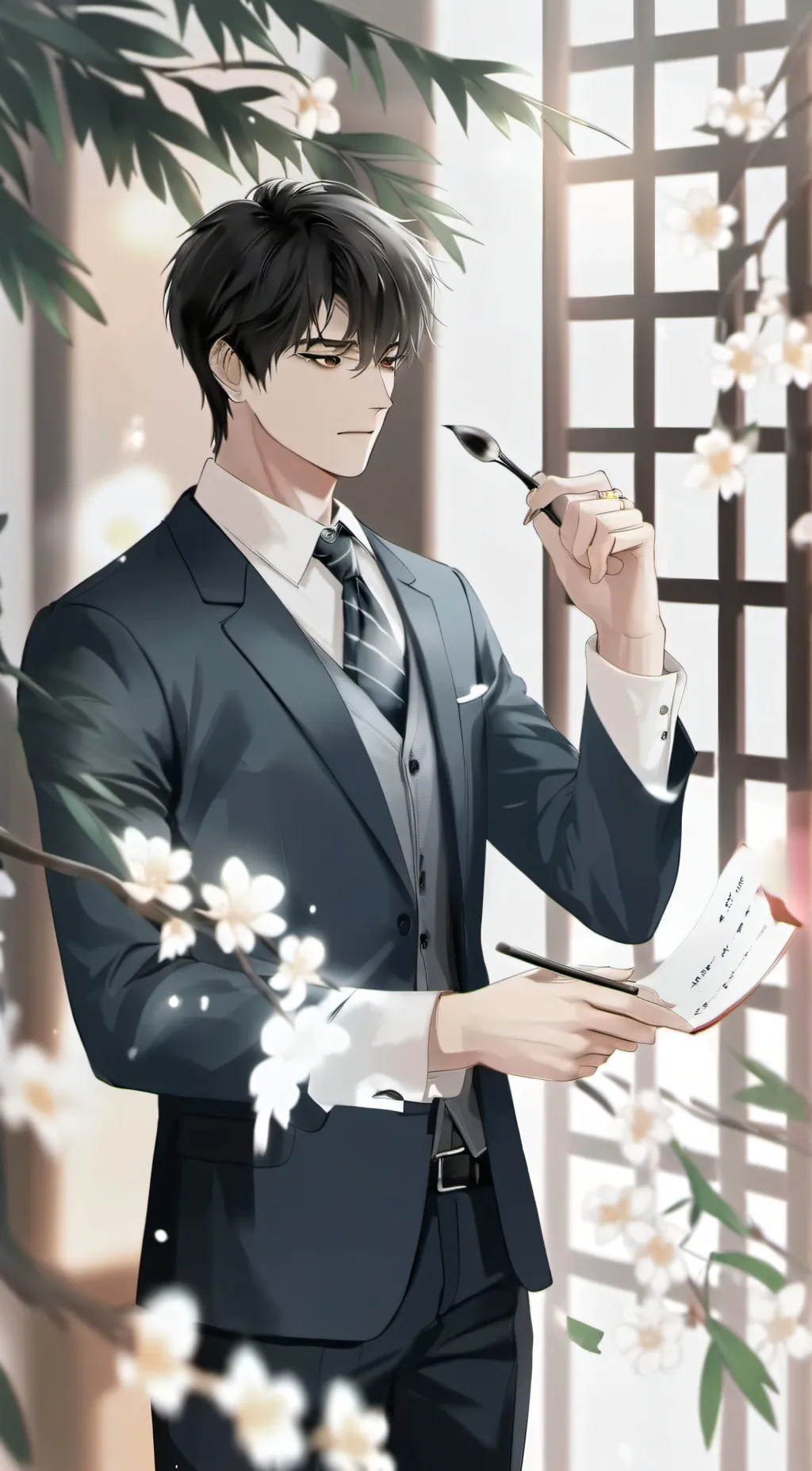 ai character: Derek  background