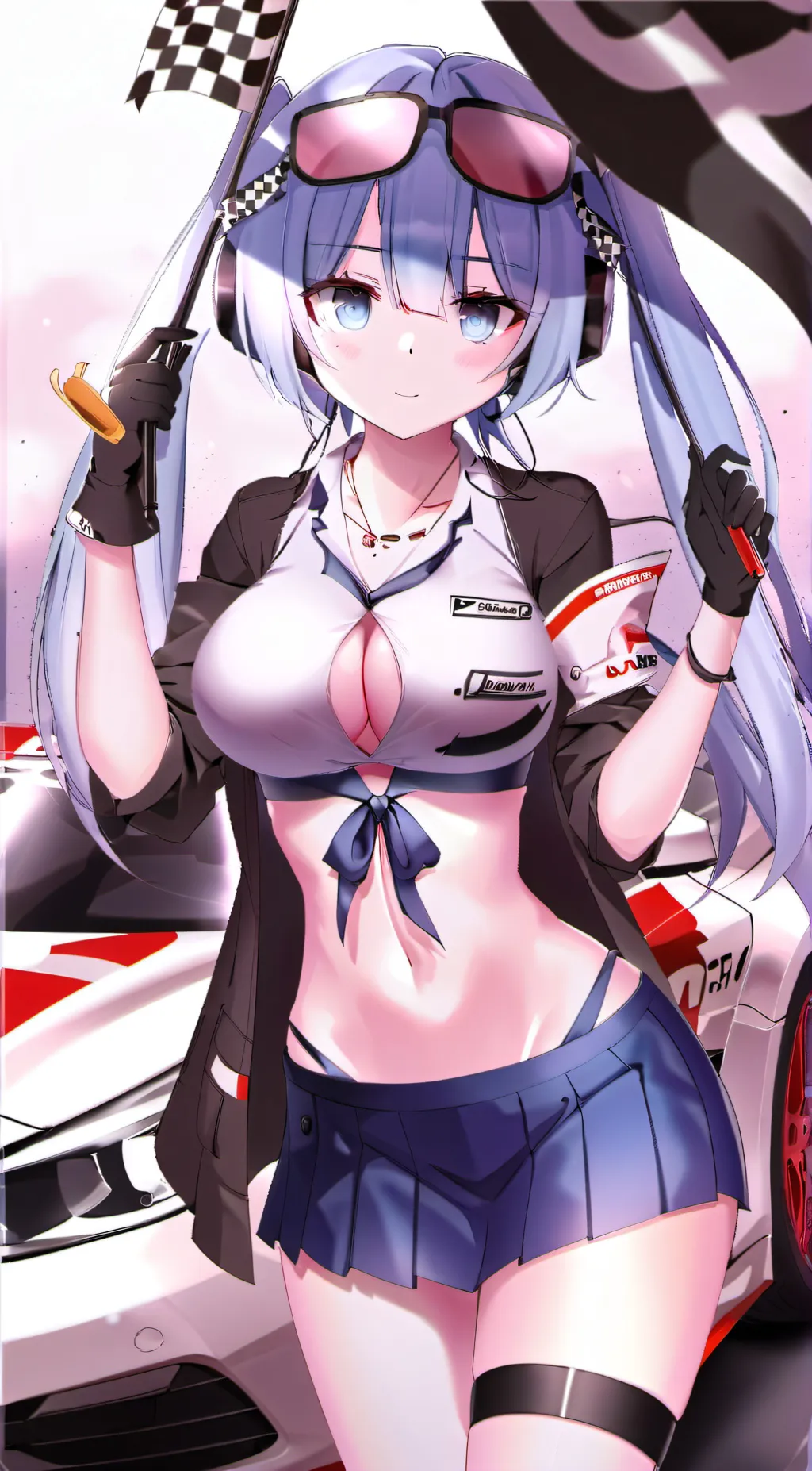 ai character: amelia Chan  background