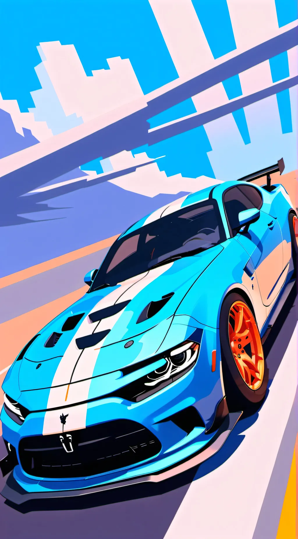 ai character: srt hellcat background