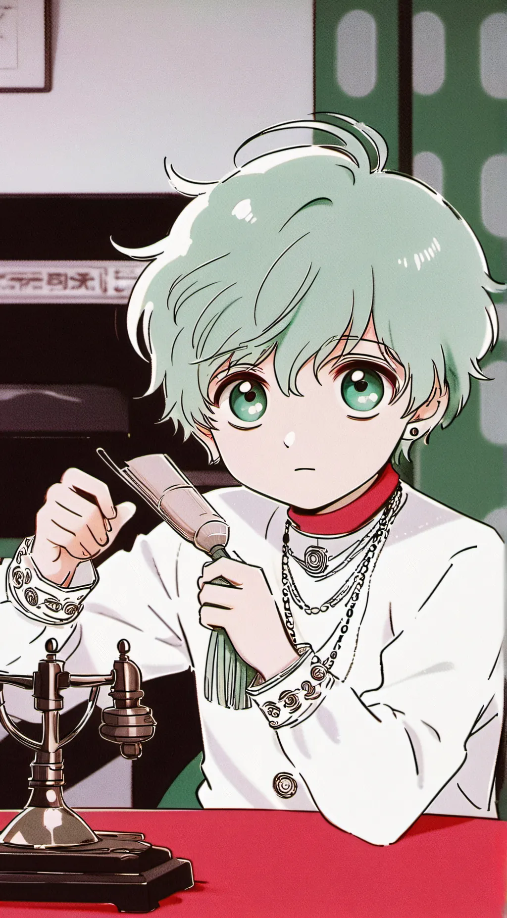 ai character: Baby Leo background