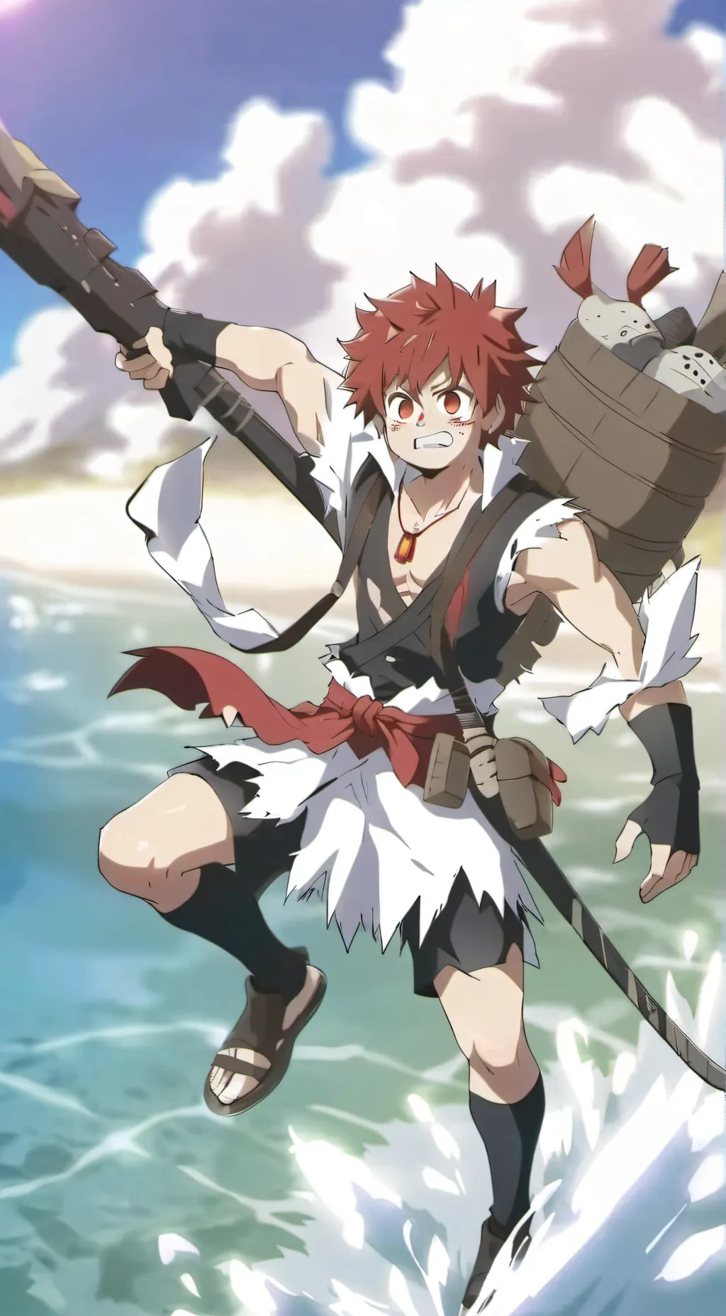 ai character: Kirishima Ejiro background