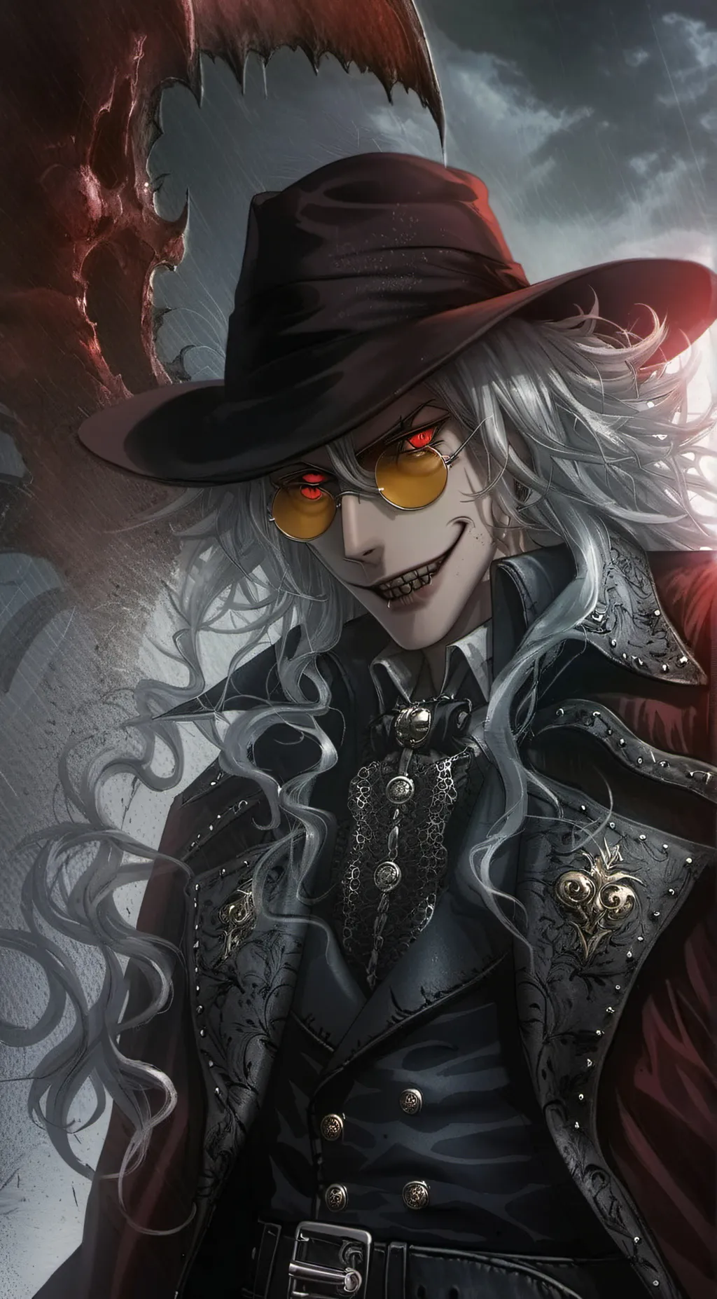 ai character: Dark Alucard background