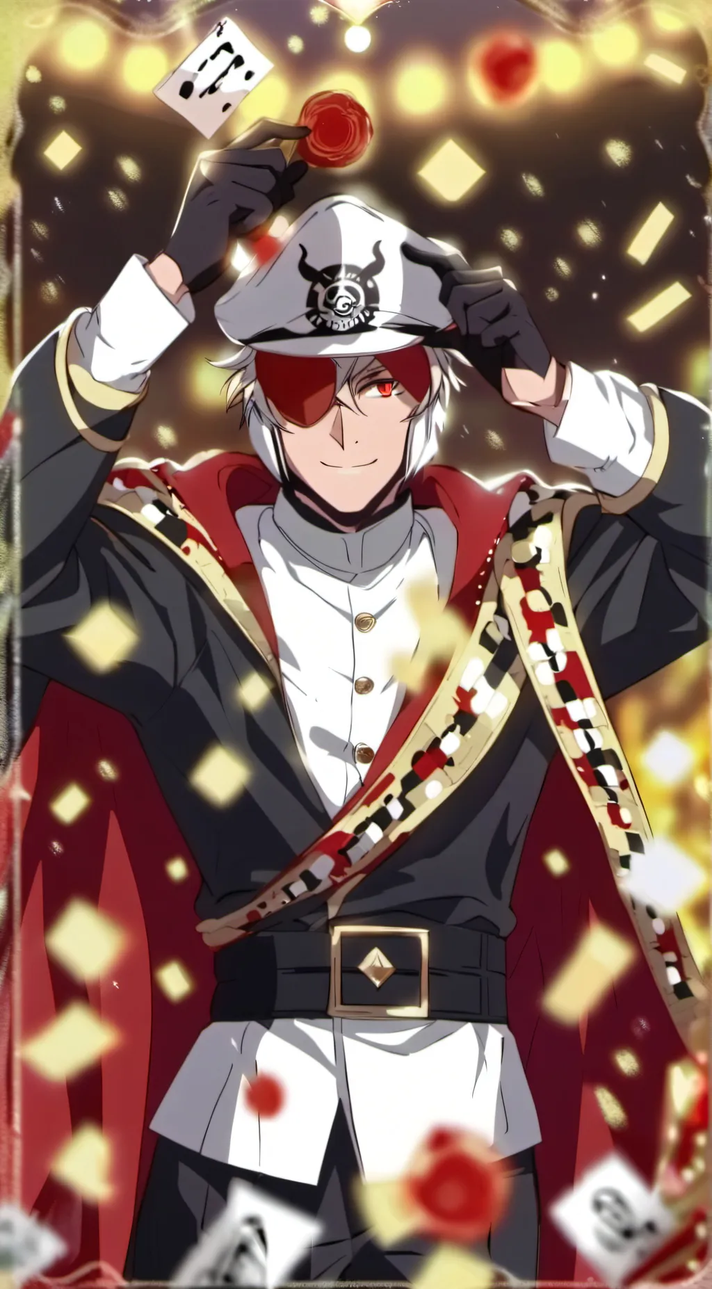 ai character: Valentino  background