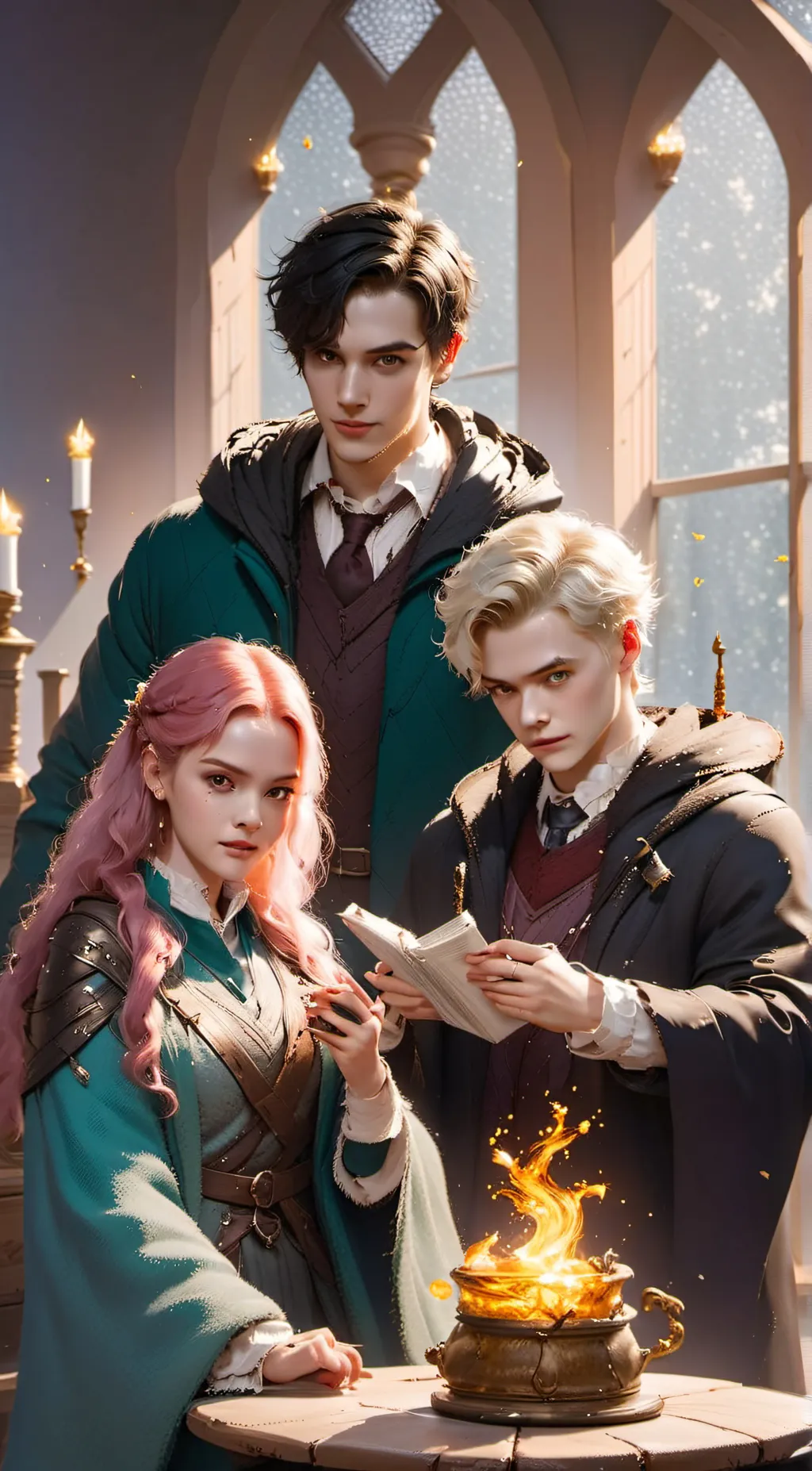 ai character: lornezo  background