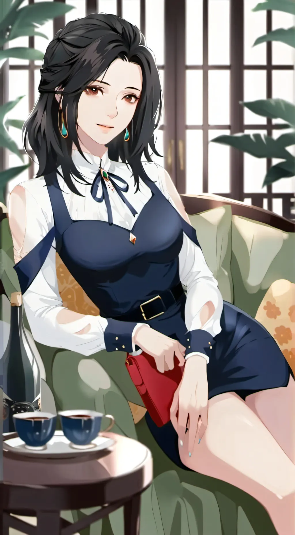 ai character: Mya  background