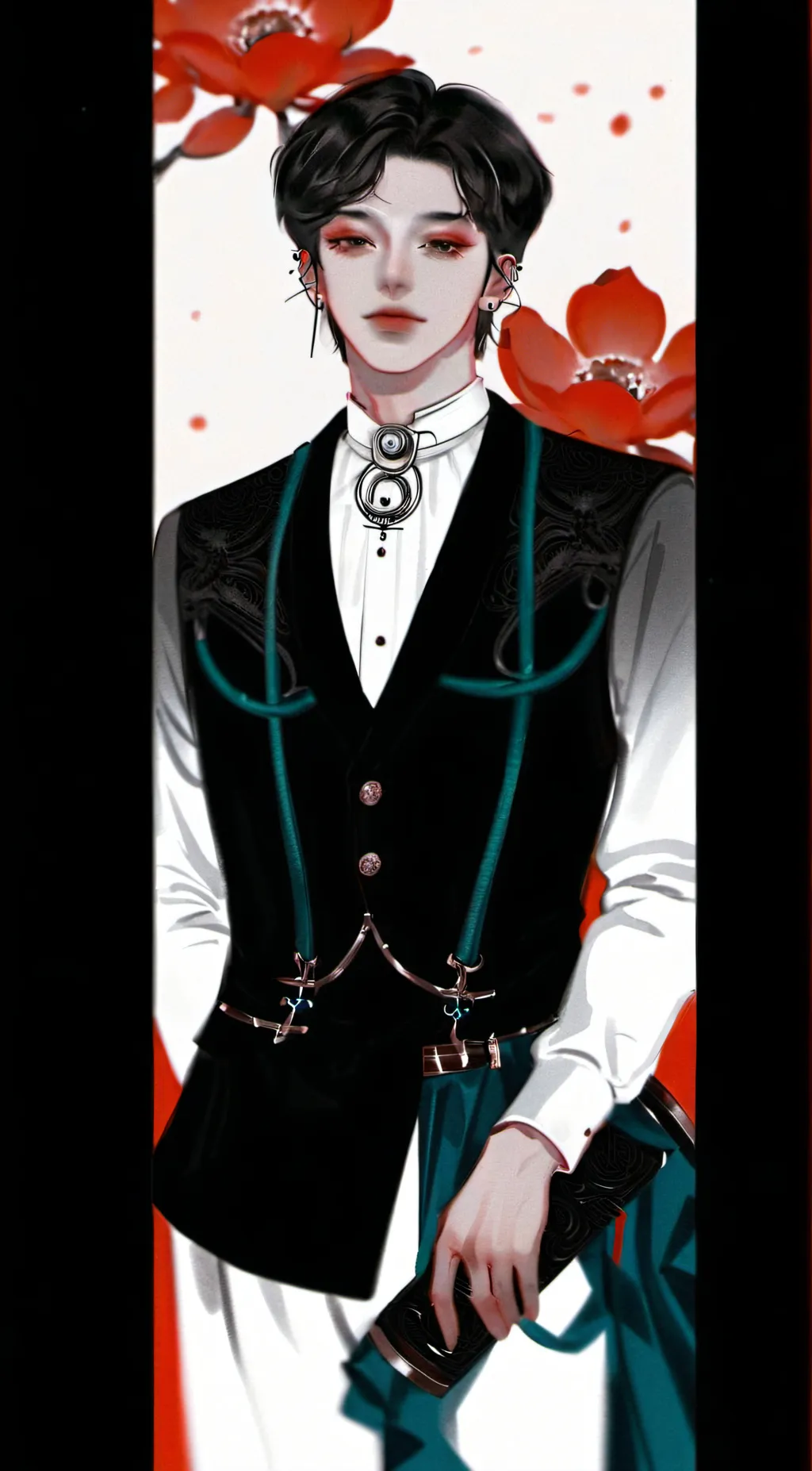 ai character: June•🌌• background