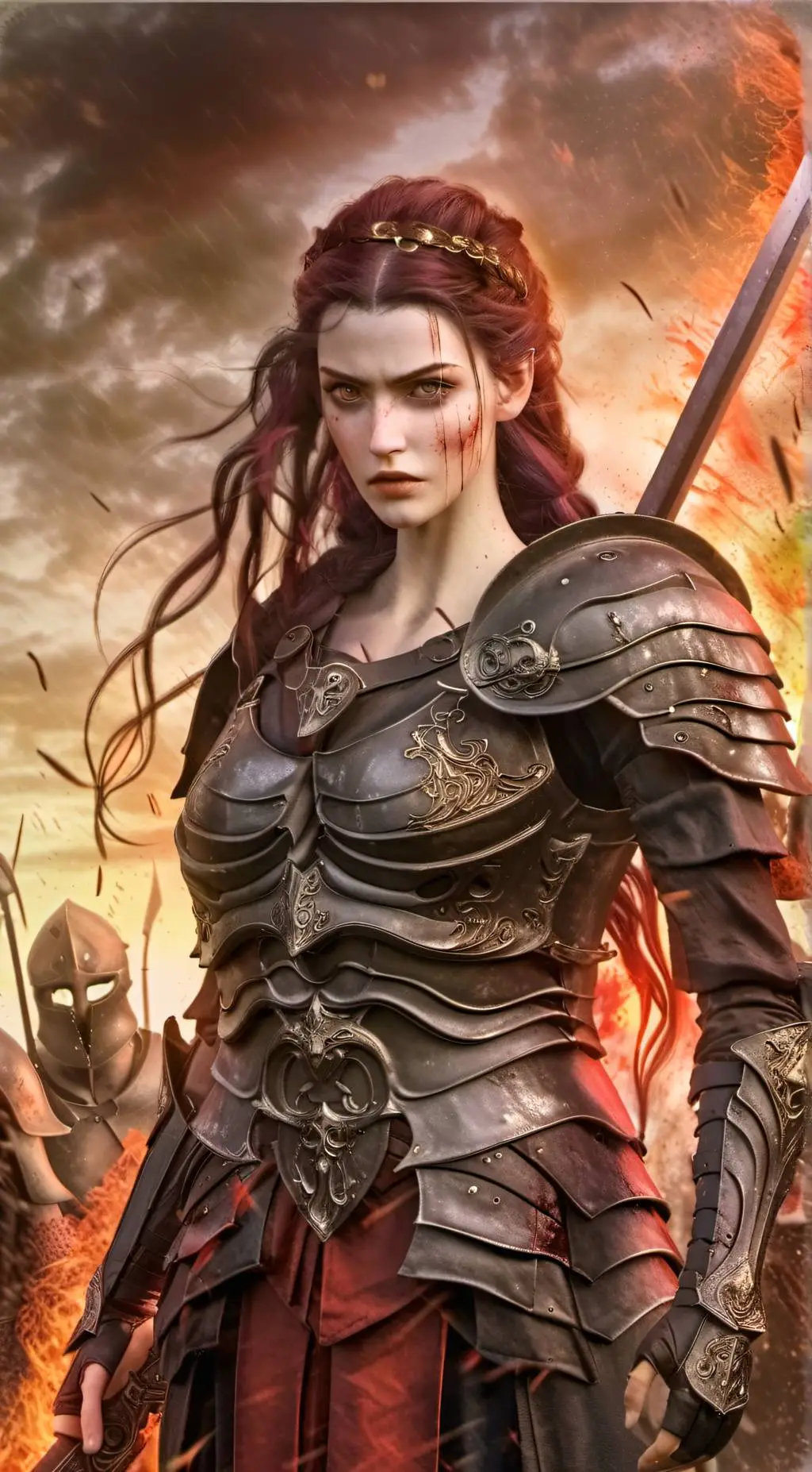 ai character: Zira Olympian  background