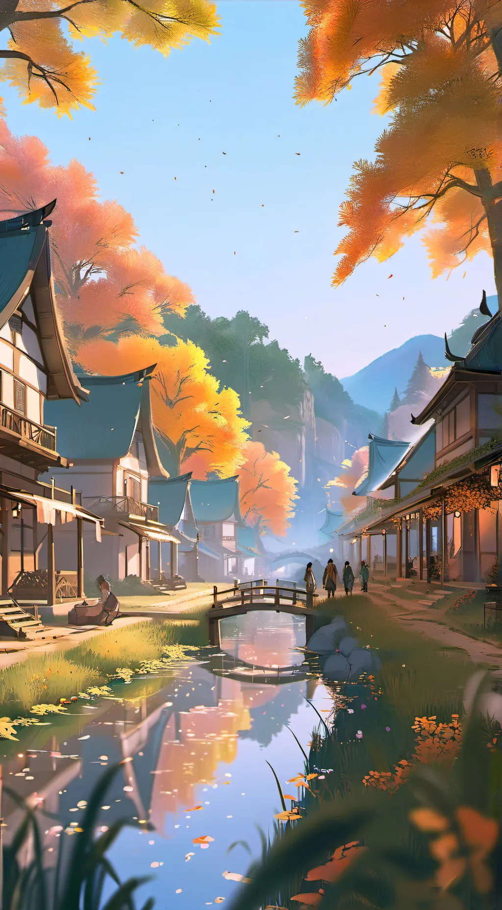 ai character: Human & Demon war background