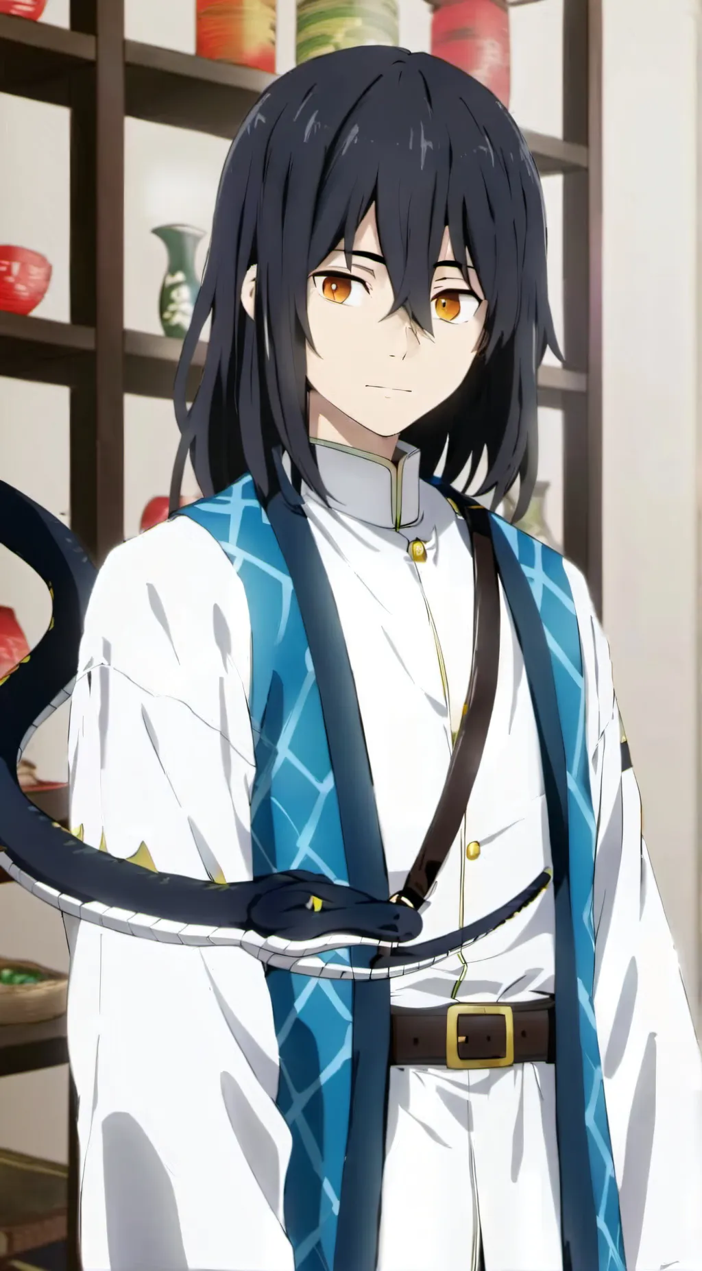 ai character: demon slayer background